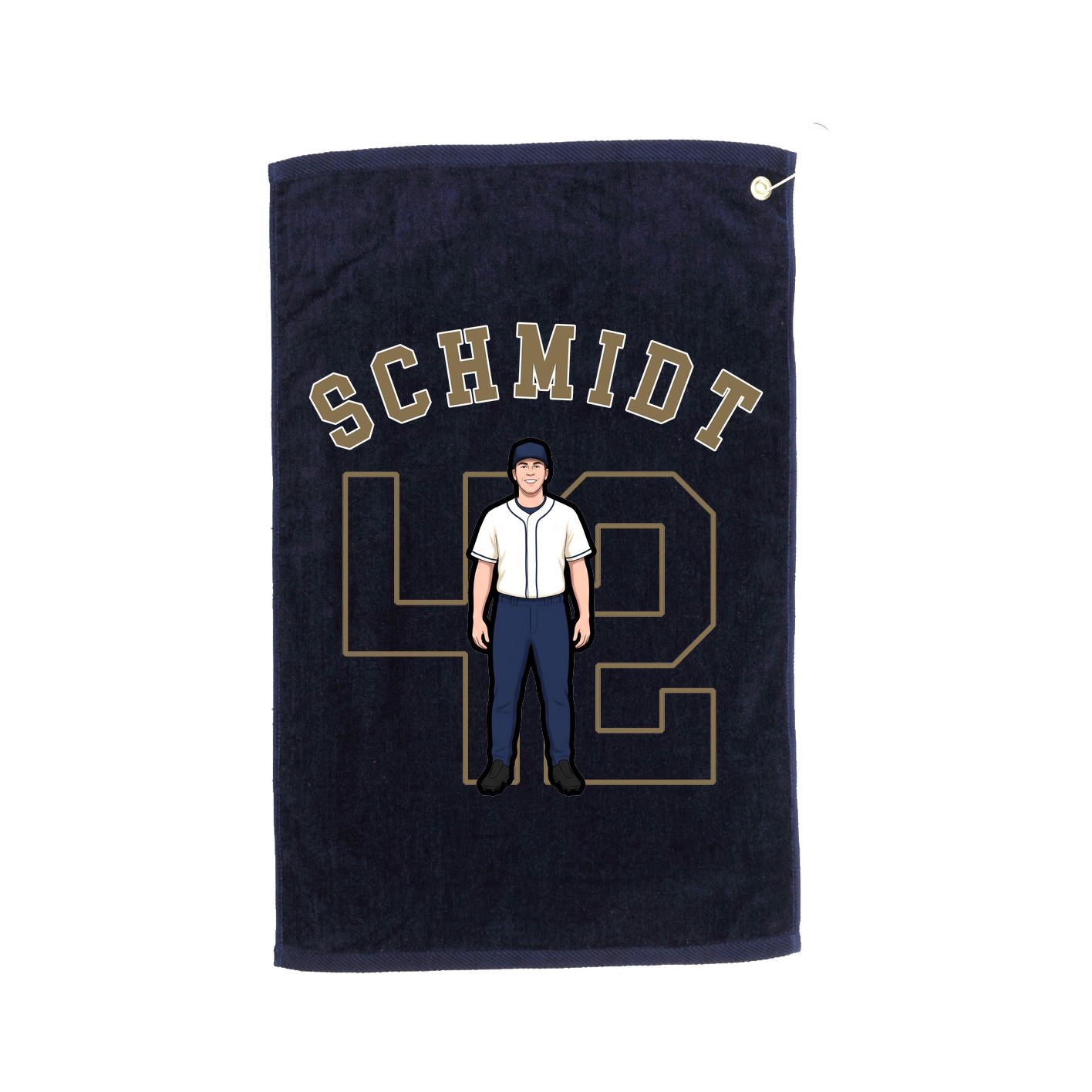 Golf Towel — Shirsey Arch in Navy