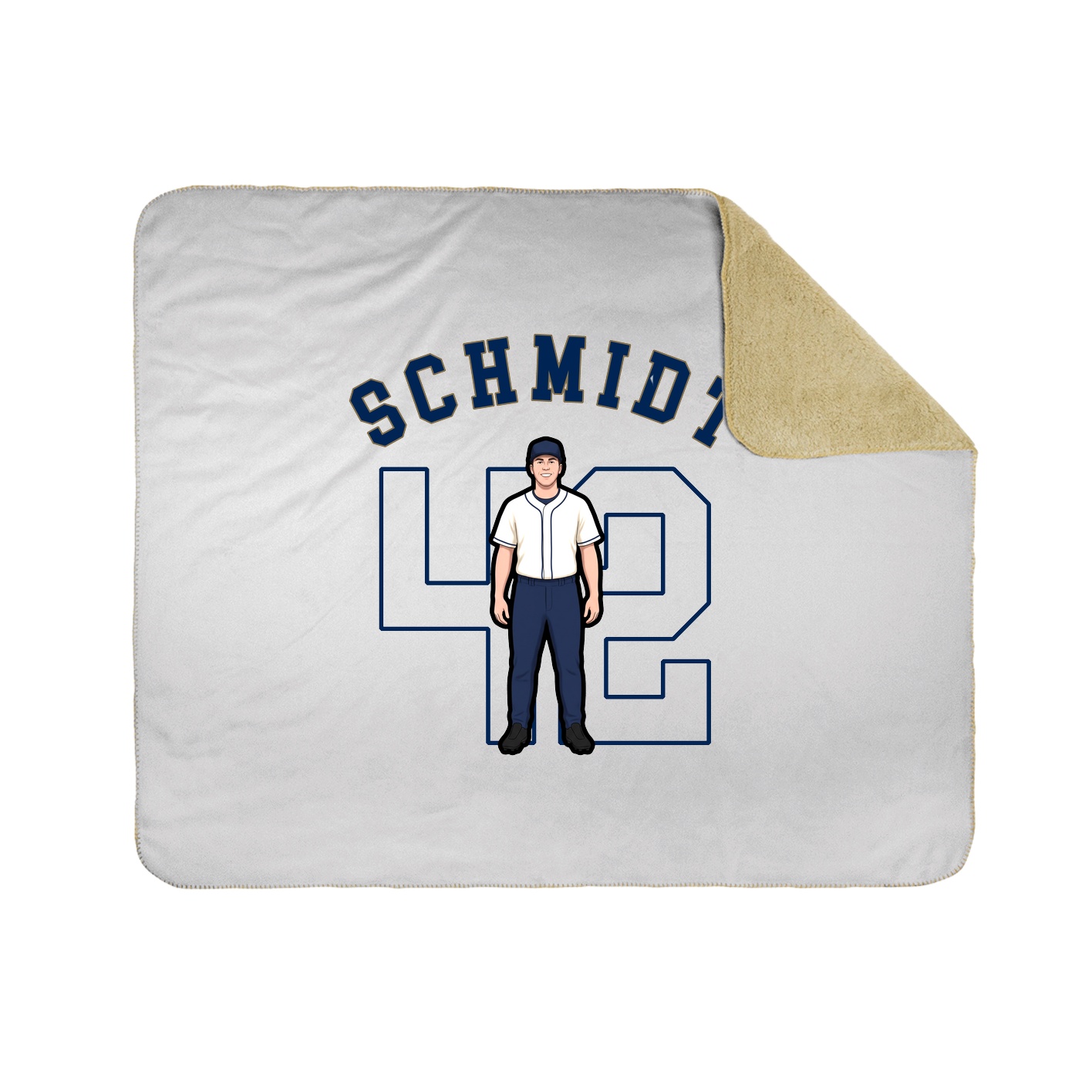 Throw Blanket — Shirsey Arch in White