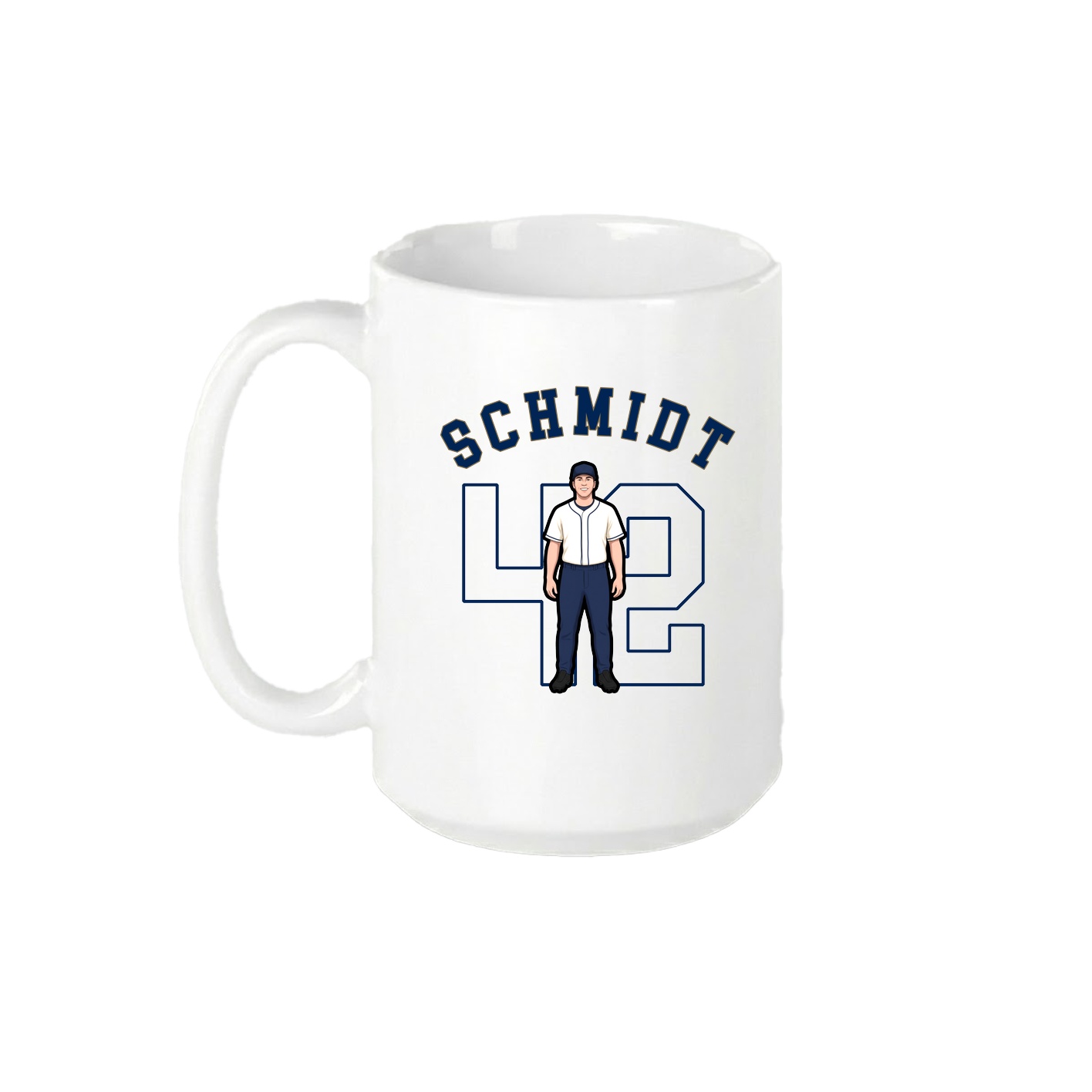 15oz Coffee Mug — Shirsey Arch in White