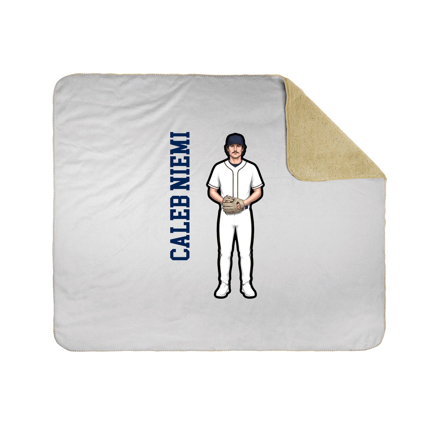 50x60 Sherpa Lined Throw Blanket