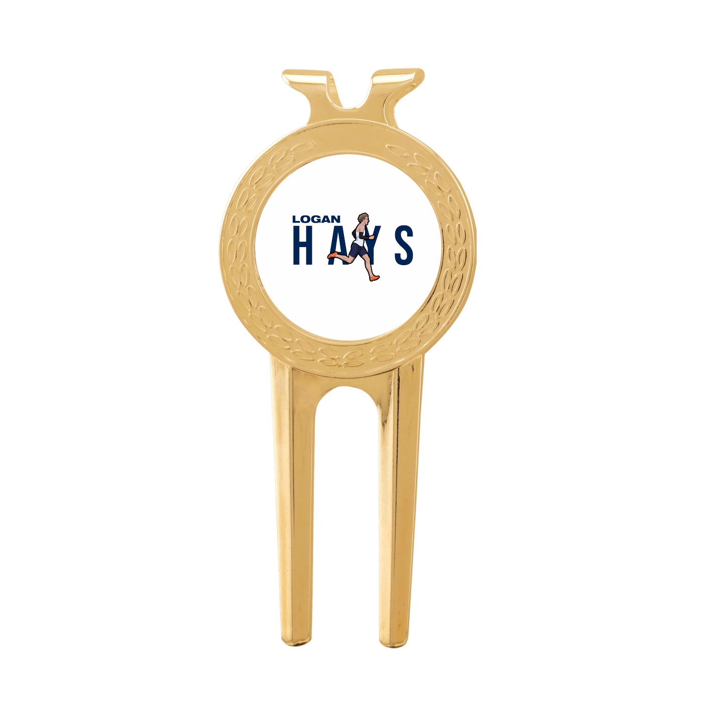 Divot Tool with Ball Marker — Player Name in Classic