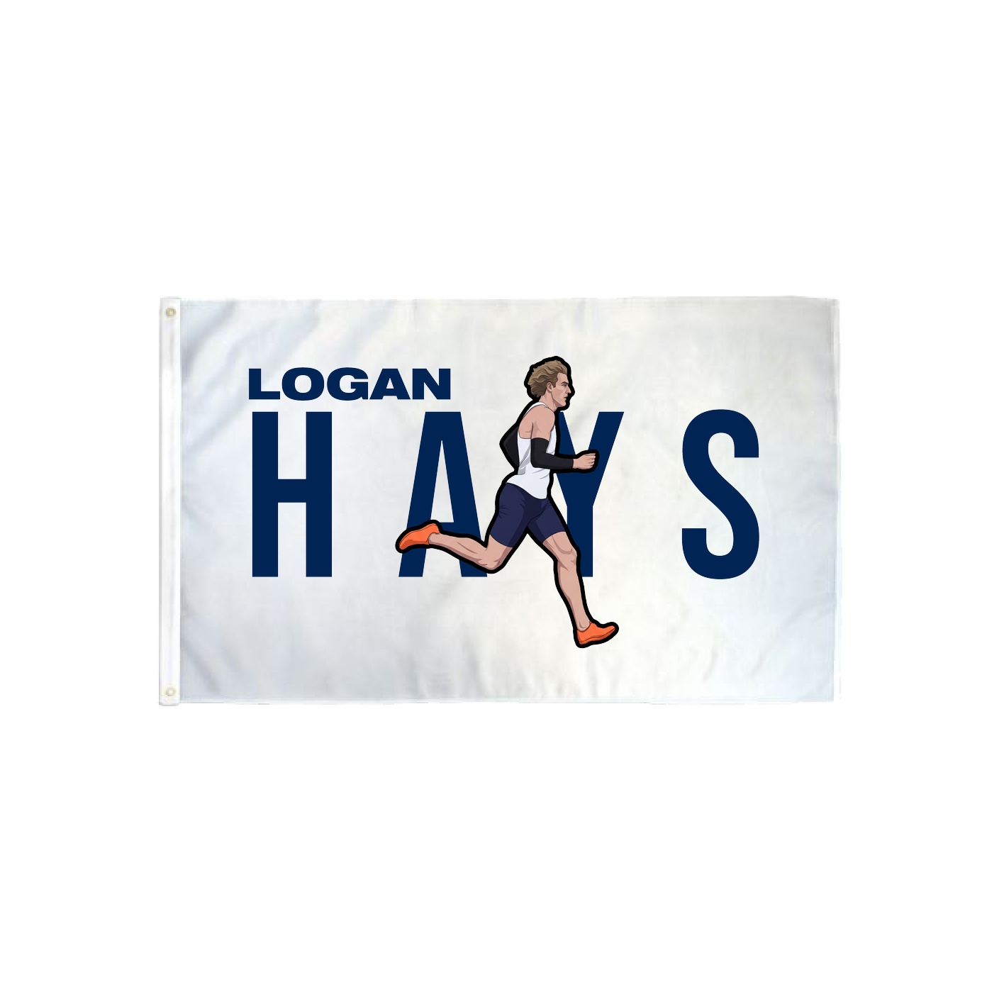 3x5 Flag — Player Name in Classic