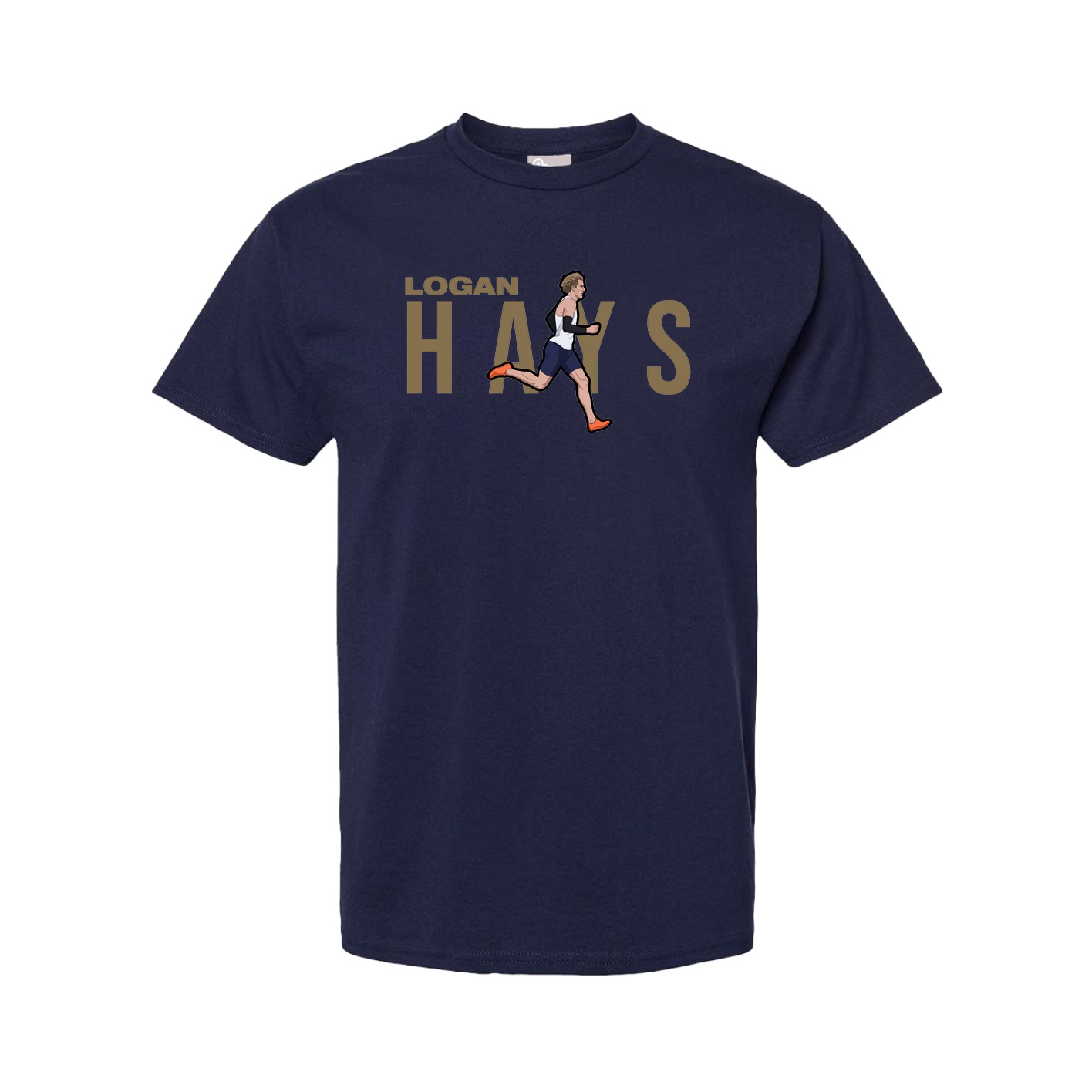 Tee — Player Name in Navy