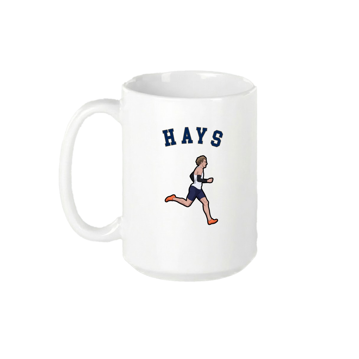 15oz Coffee Mug — Shirsey Arch in White