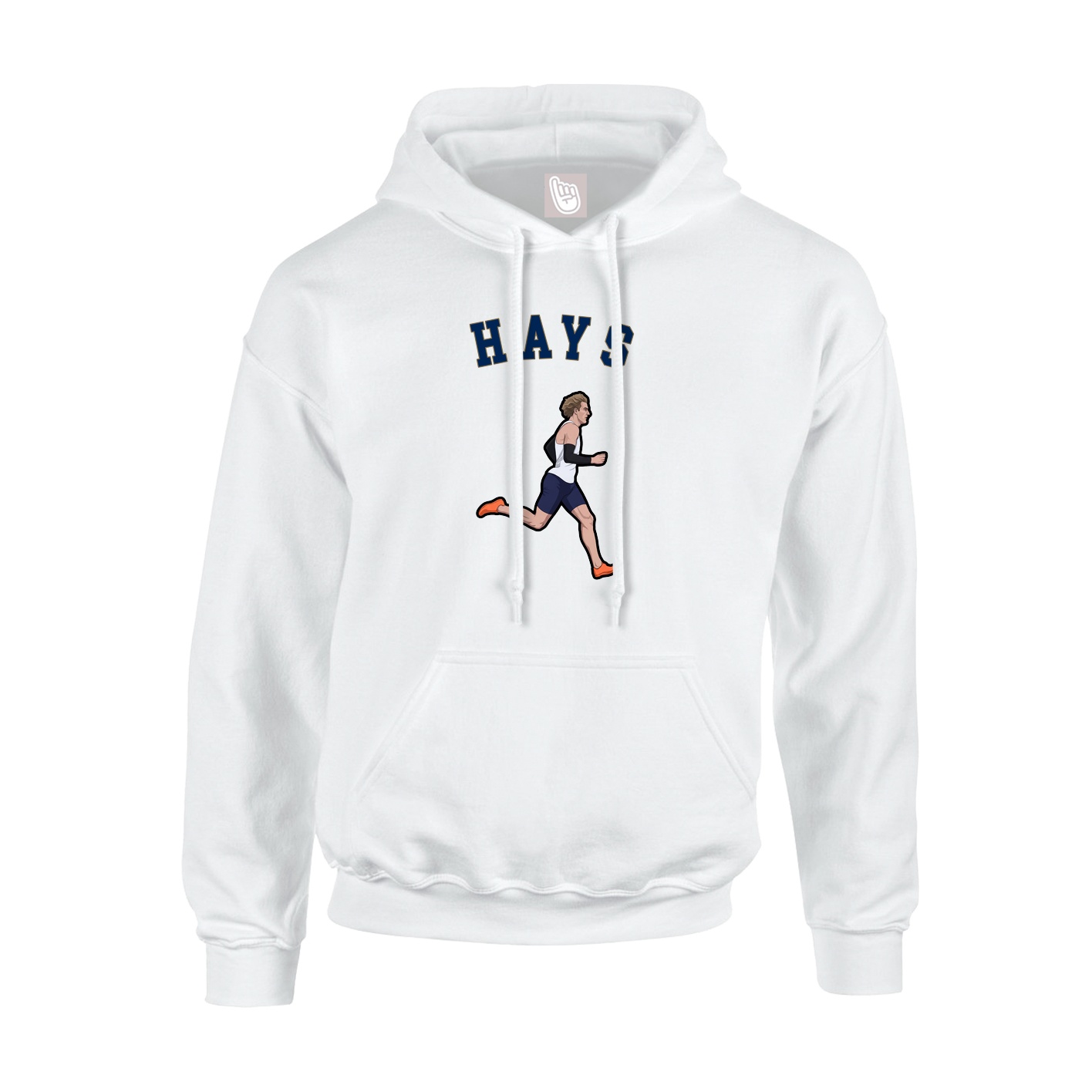 Youth Hoodie — Shirsey Arch in White