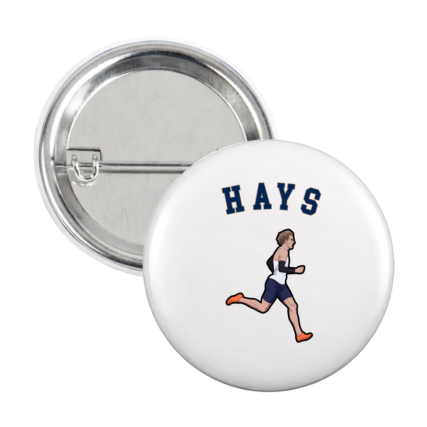 Game Day Button — Shirsey Arch in White