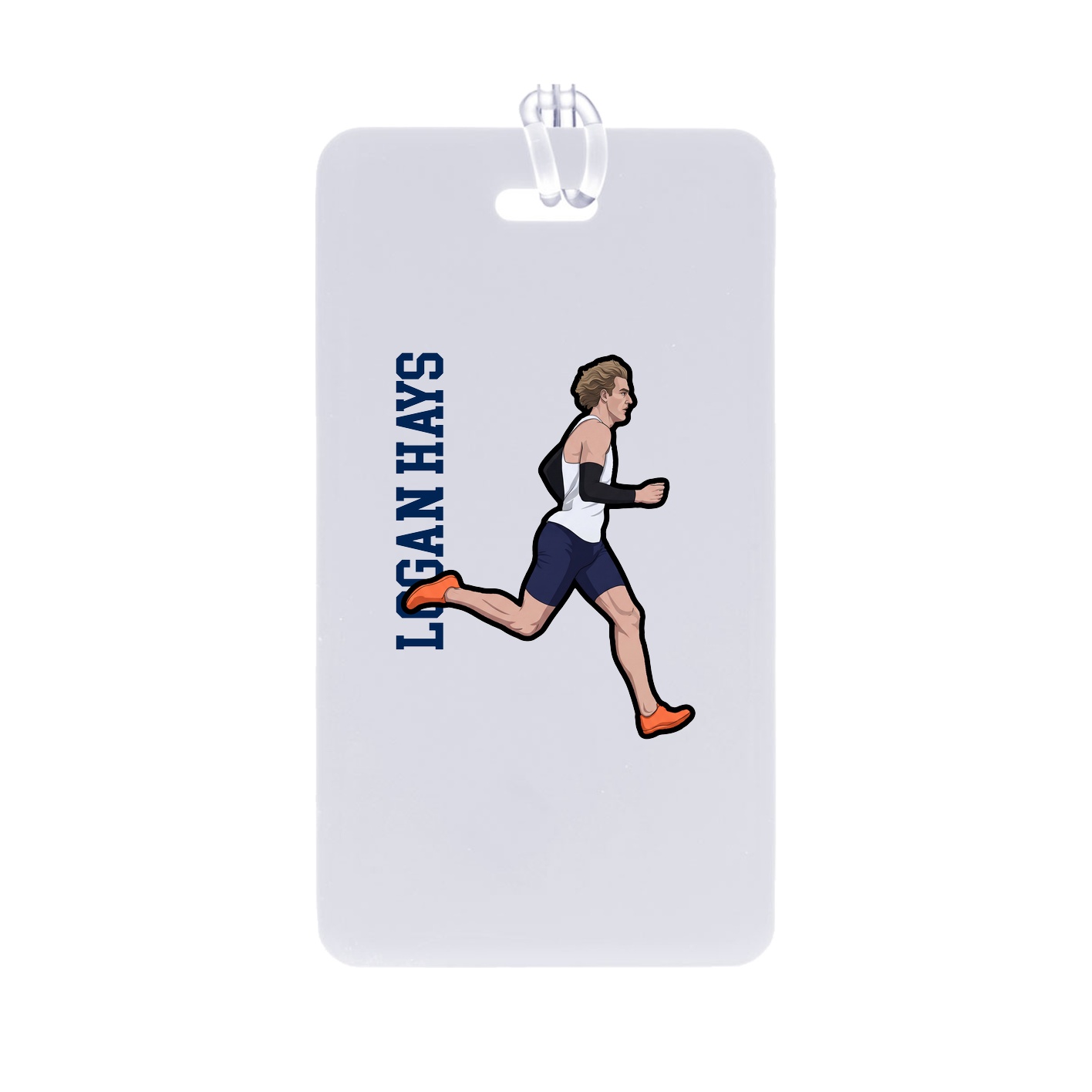 Bag Tag — Name Vertical in Classic