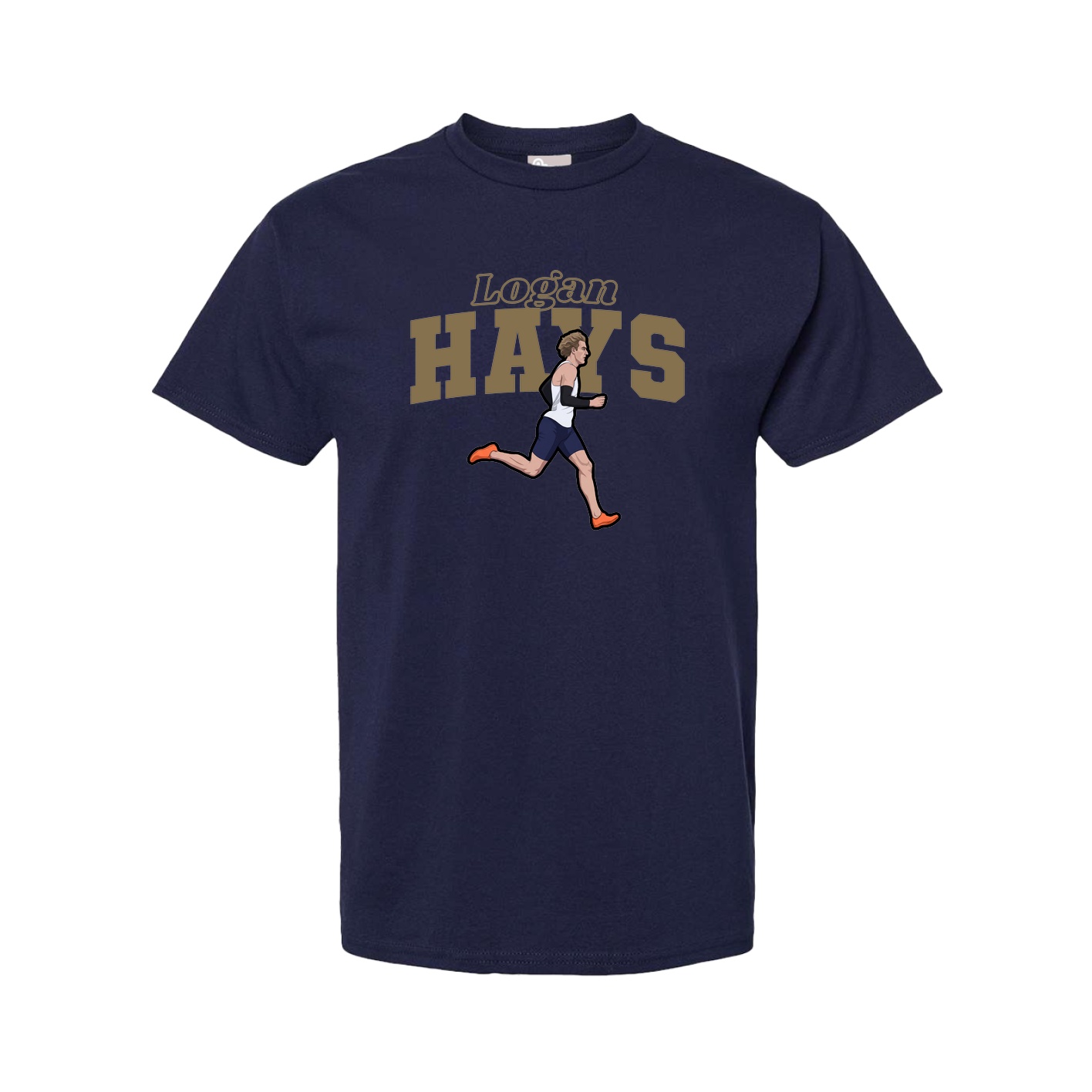 Tee — Name Arch in Navy