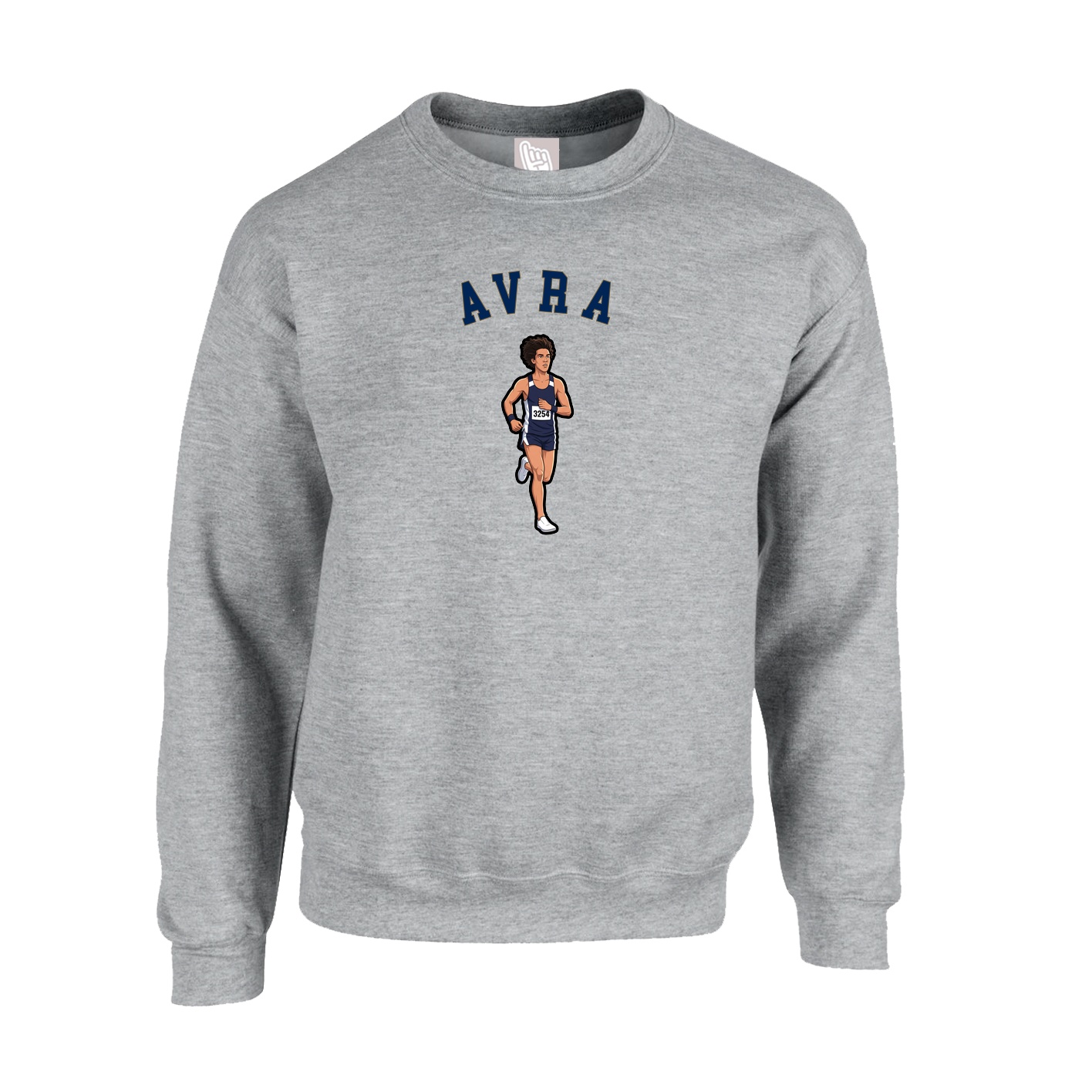 Fleece Crew — Shirsey Arch in Grey