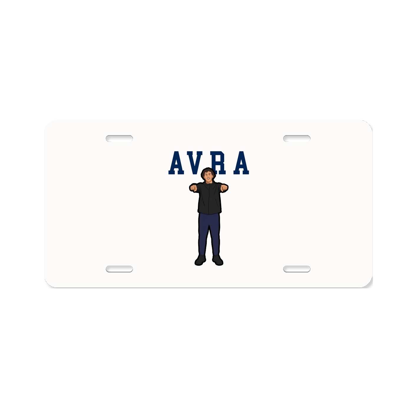 License Plate — Shirsey in Classic