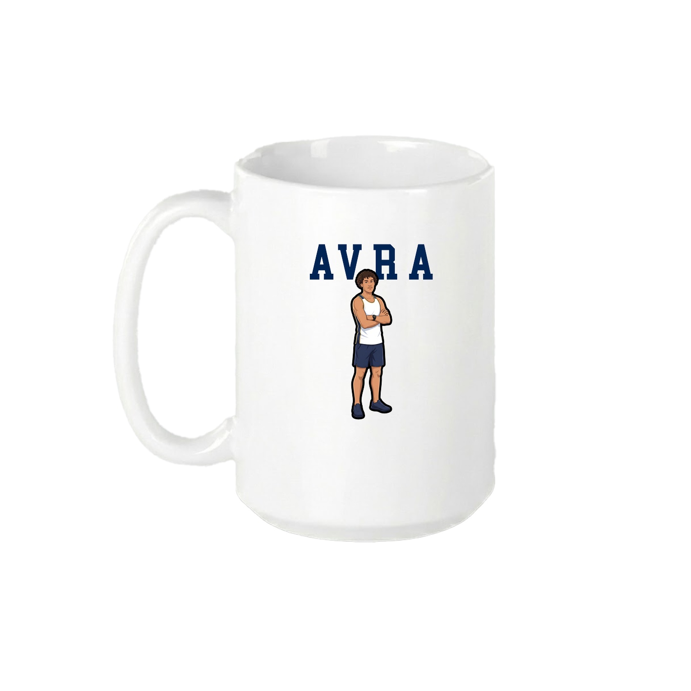 15oz Coffee Mug — Shirsey in White