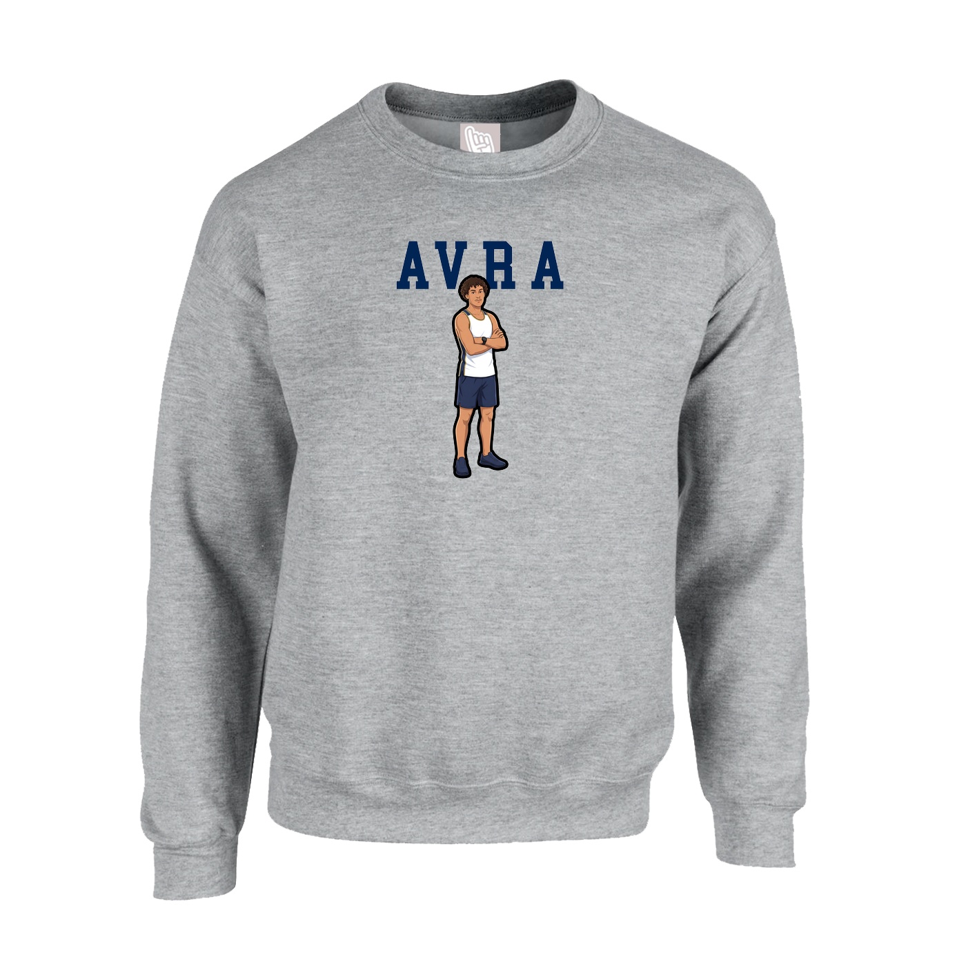 Fleece Crew — Shirsey in Grey