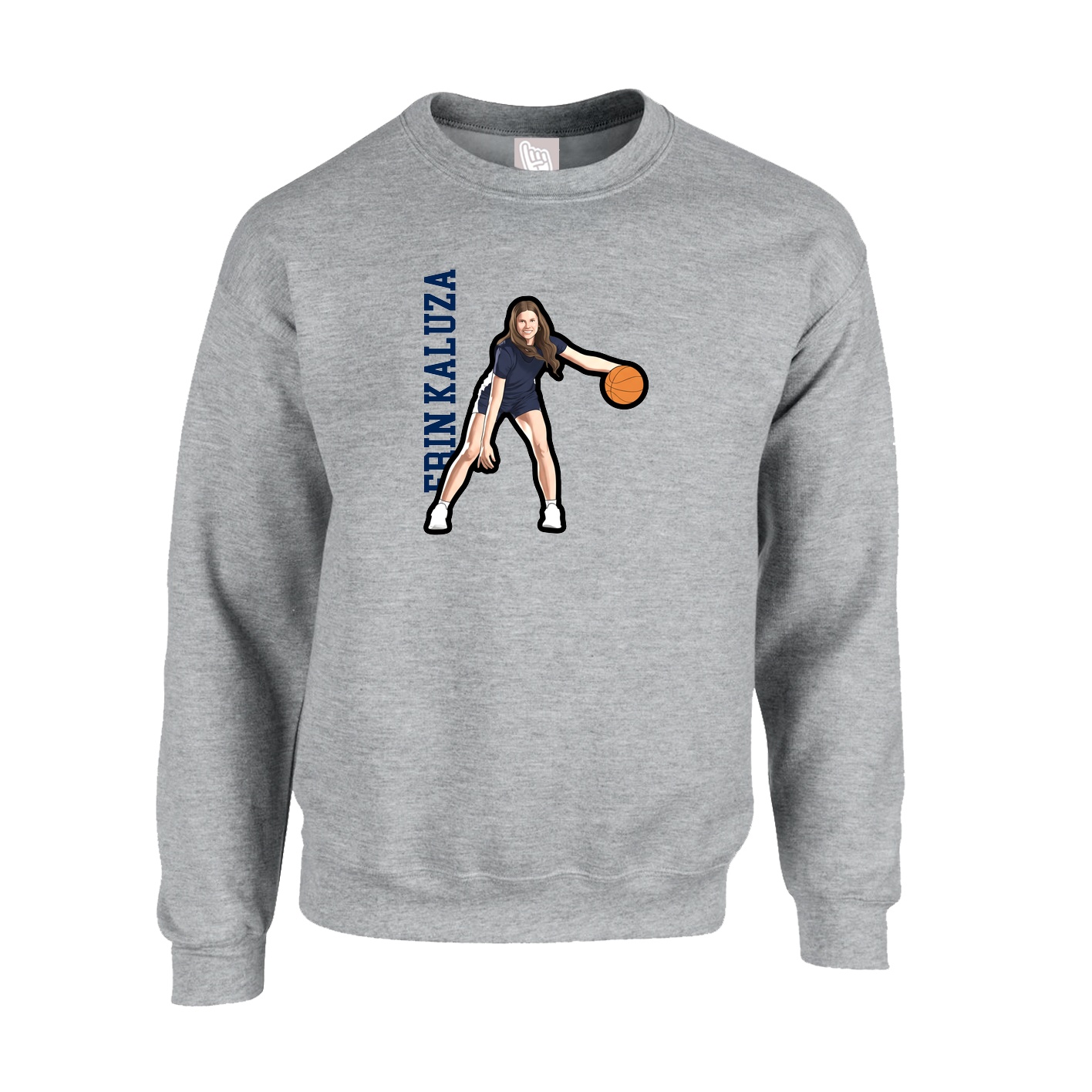 Fleece Crew — Classic in Grey