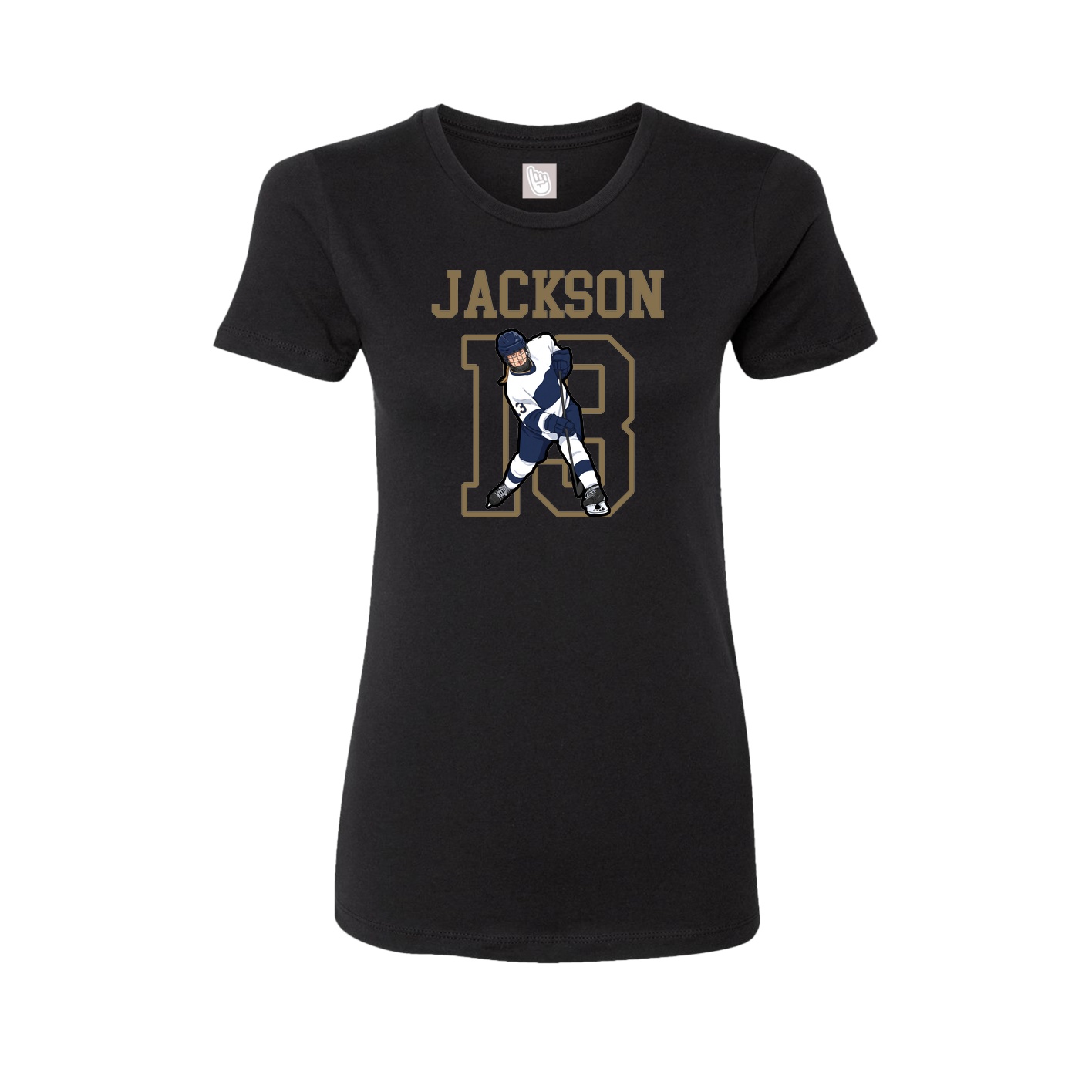 Fitted Women's Tee — Shirsey in Black
