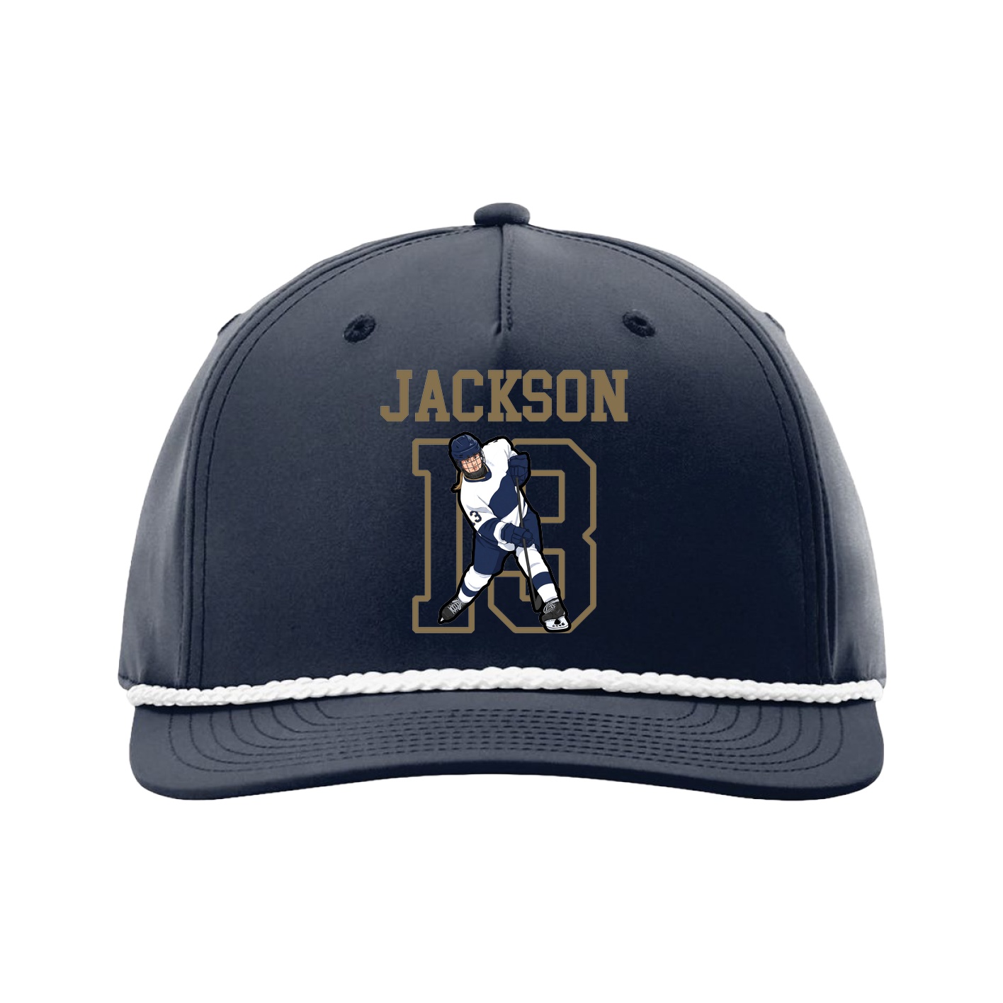 Five-Panel Classic Rope Cap — Shirsey in Navy
