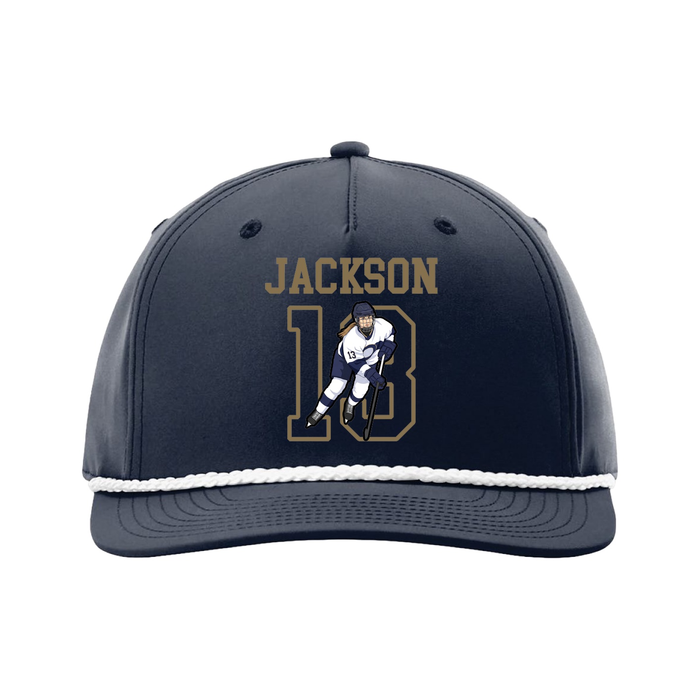 Five-Panel Classic Rope Cap — Shirsey in Navy