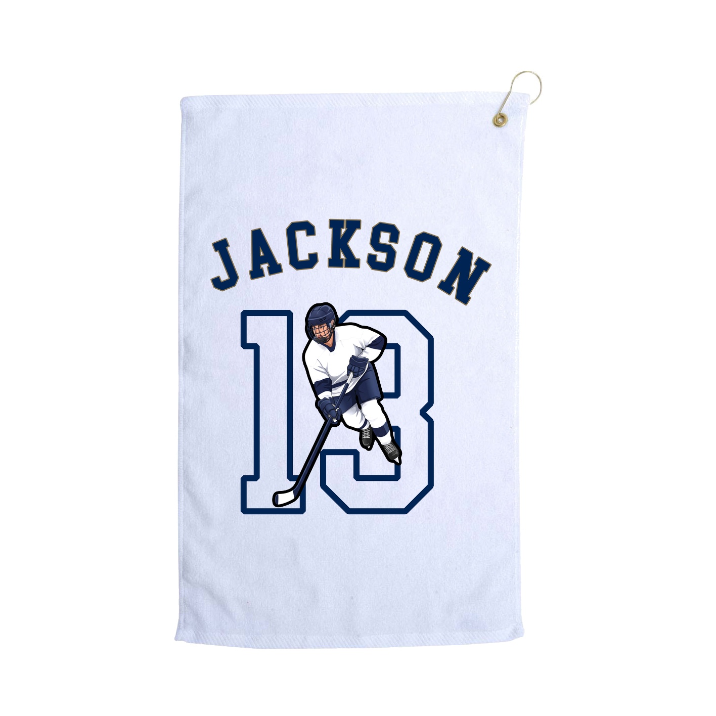 Golf Towel — Shirsey Arch in White