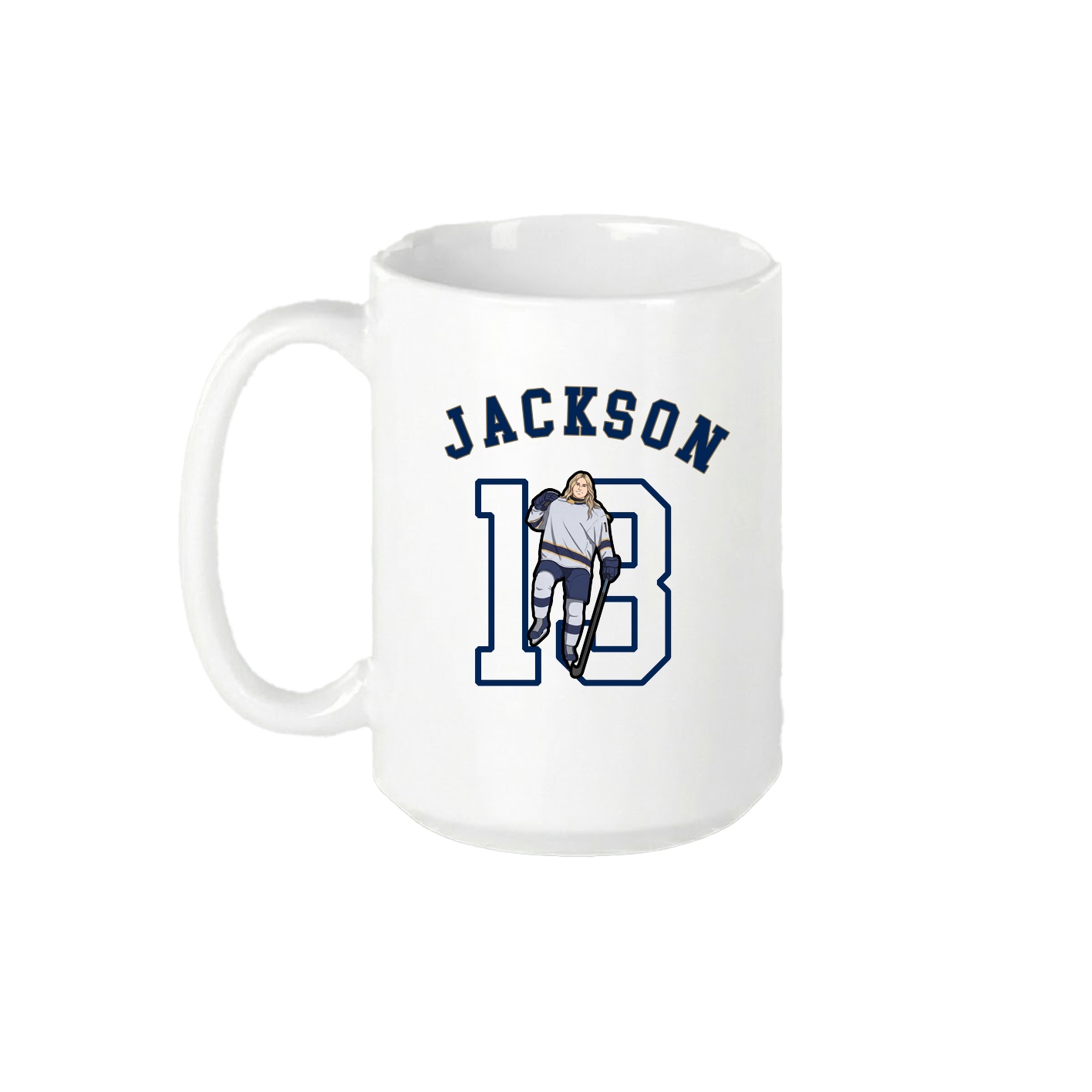 15oz Coffee Mug — Shirsey Arch in White