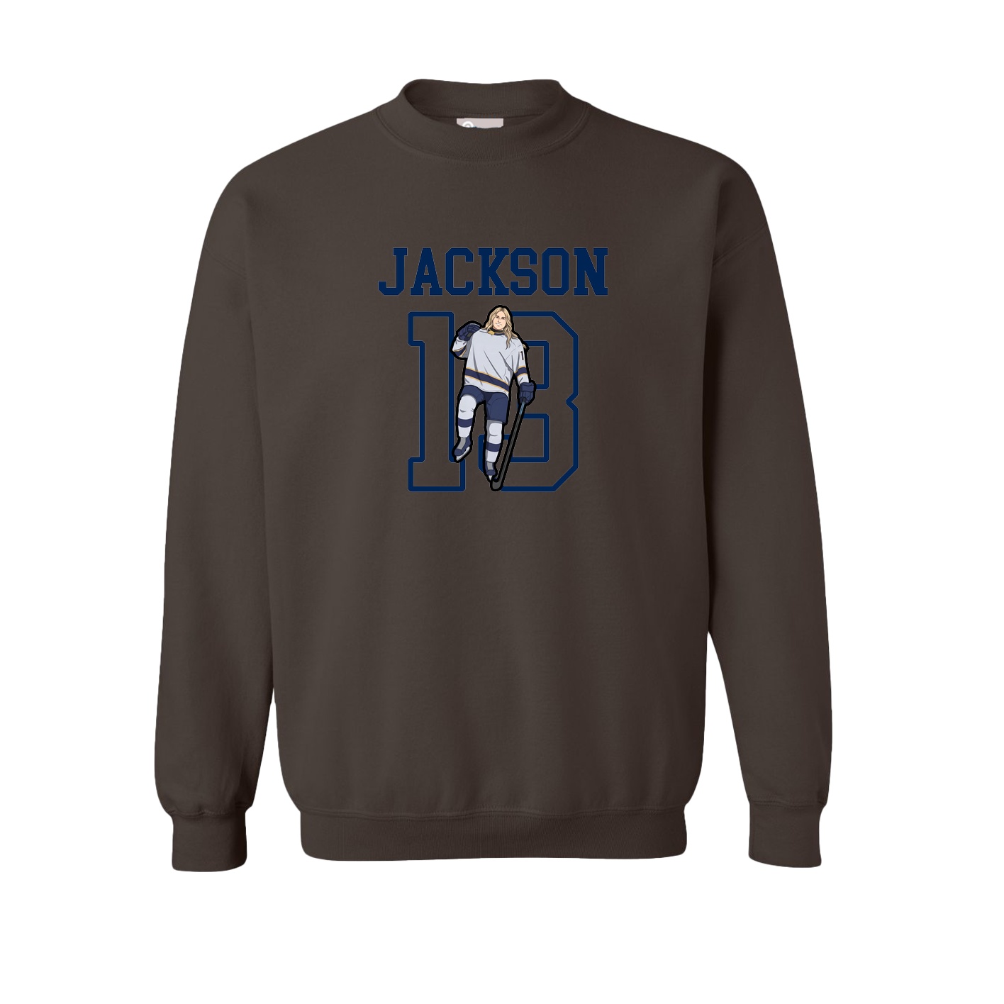 Fleece Crew — Shirsey in Brown