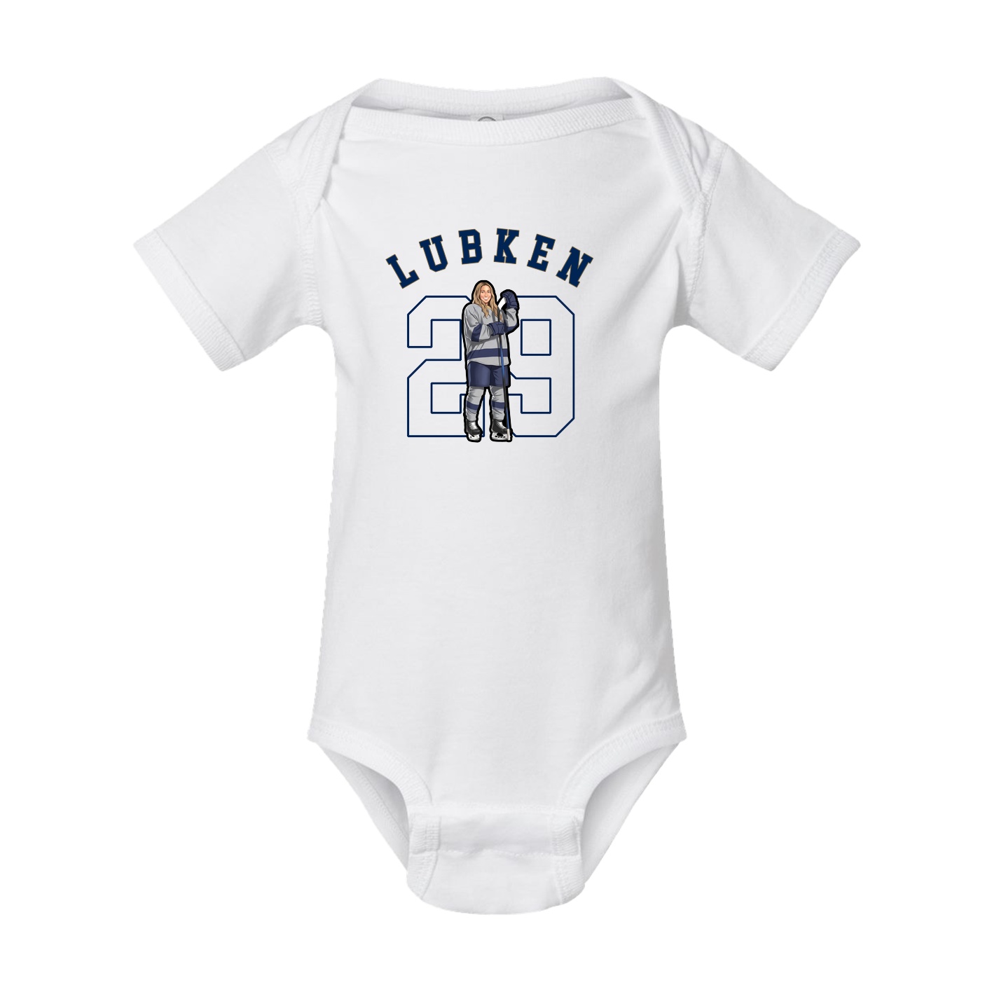 Baby Onesie — Shirsey Arch in White