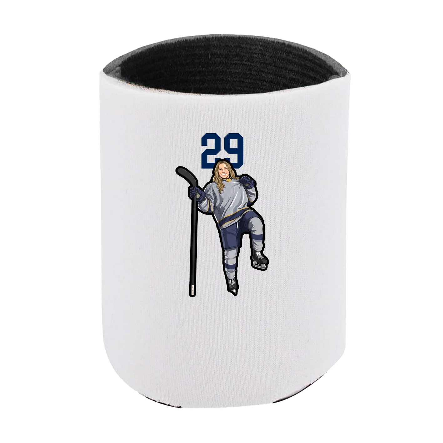 Can Holder — Number Top in White