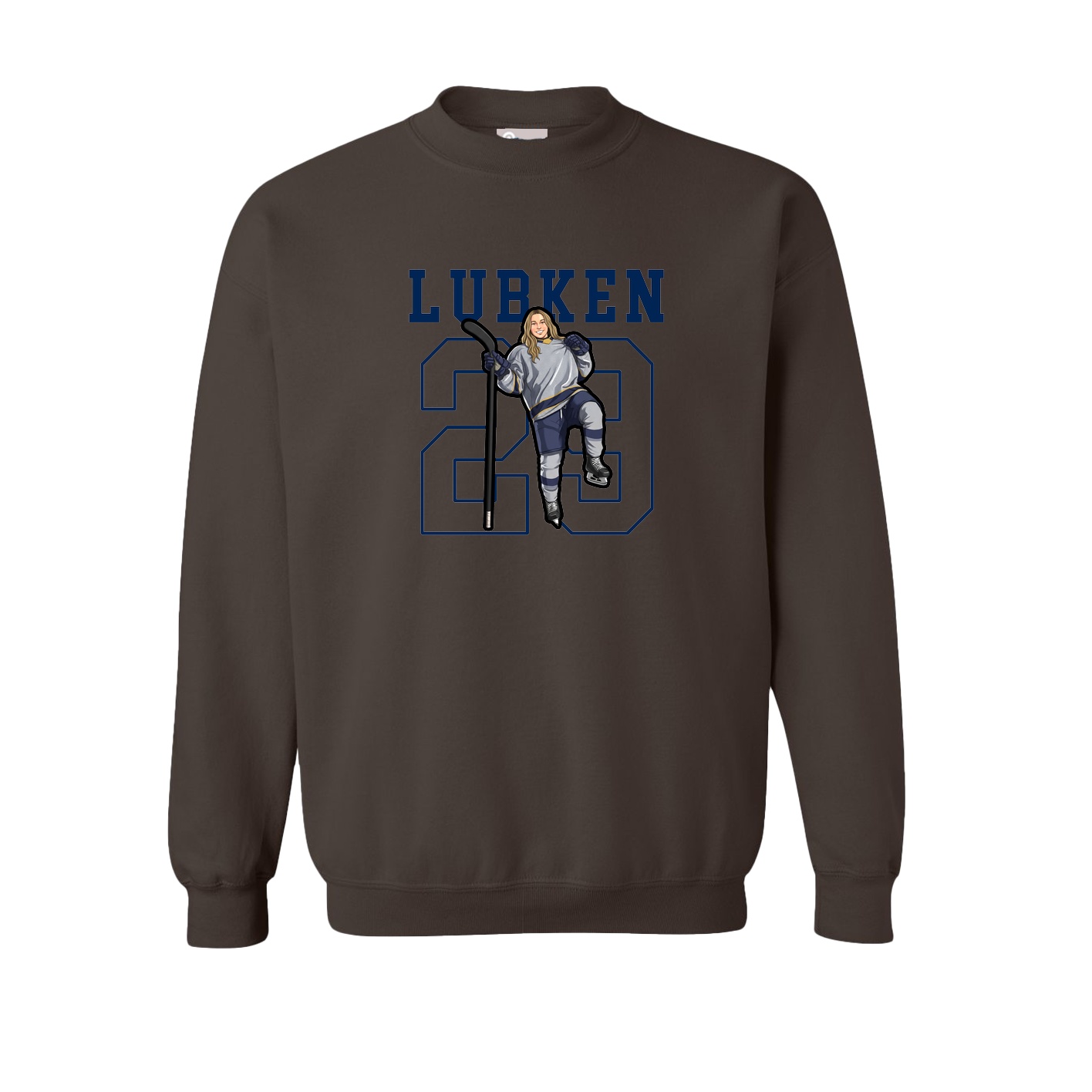 Fleece Crew — Shirsey in Brown