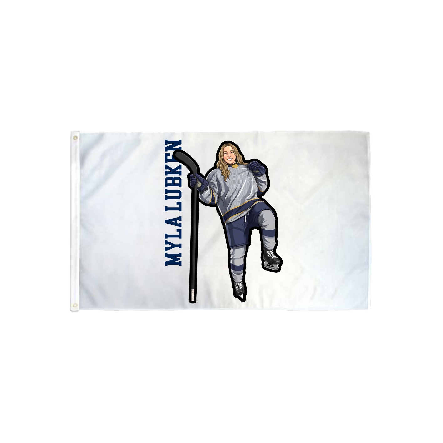 3x5 Flag — Name Vertical in Classic