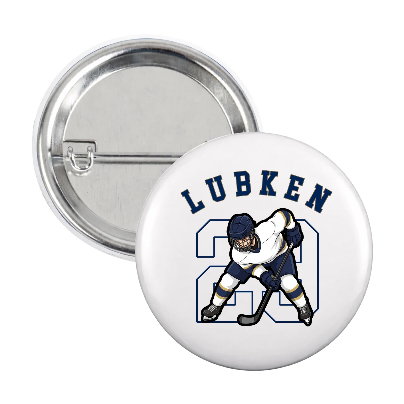 Game Day Button — Shirsey Arch in White