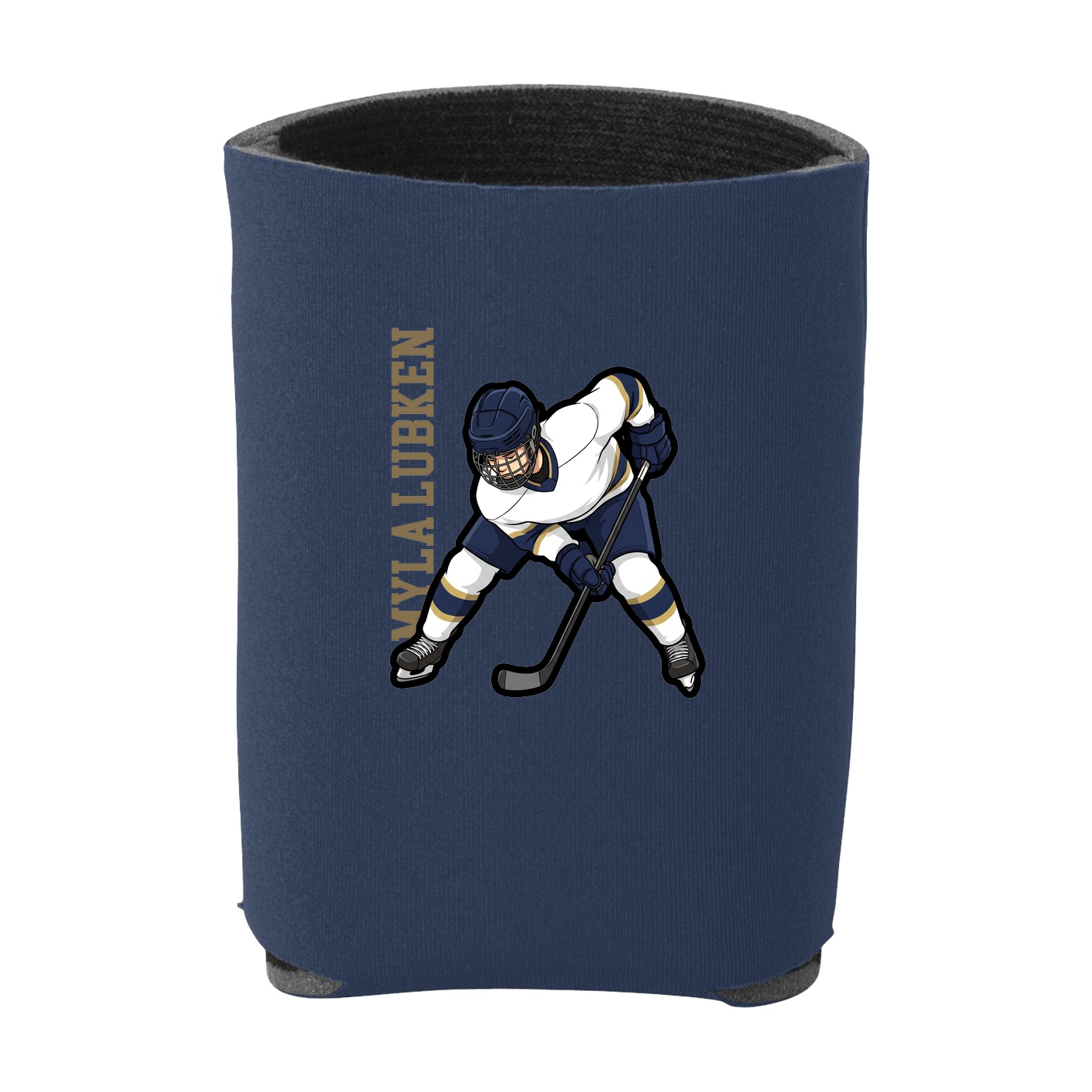 Can Holder — Name Vertical in Navy