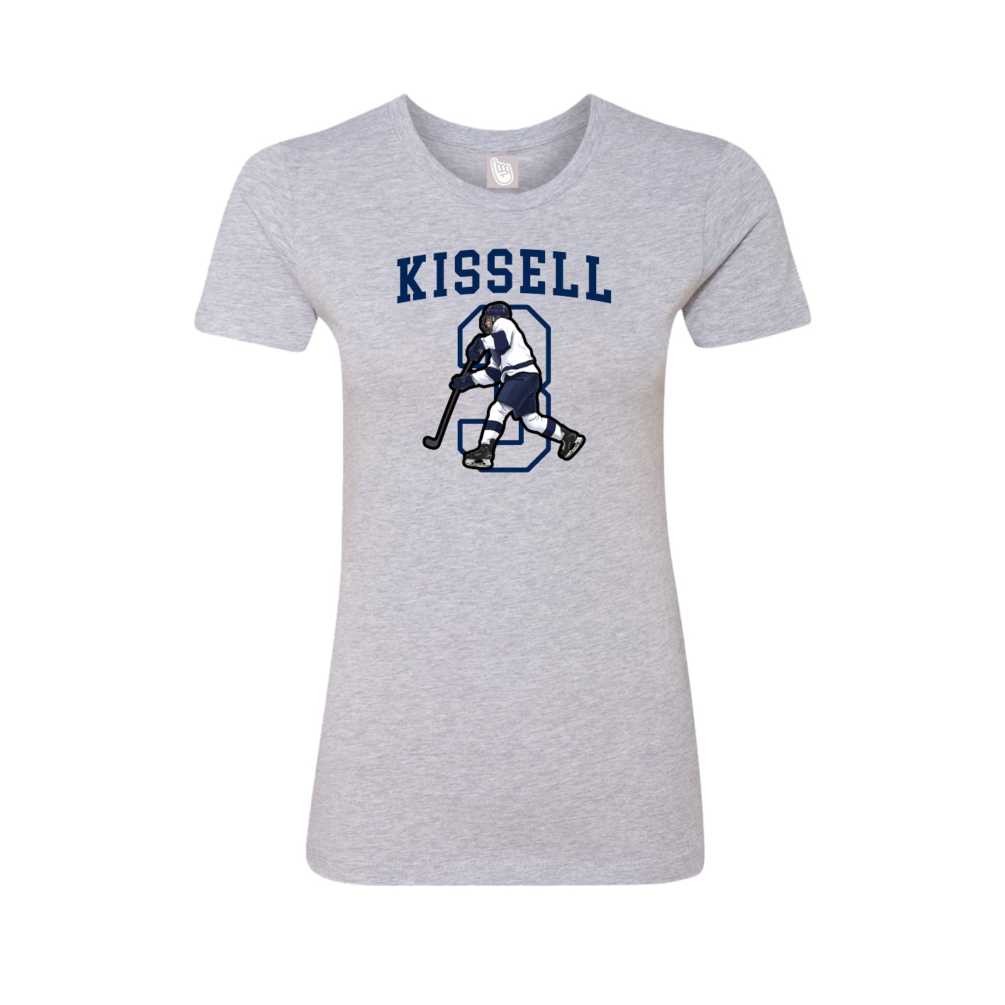 Fitted Women's Tee — Shirsey in Grey