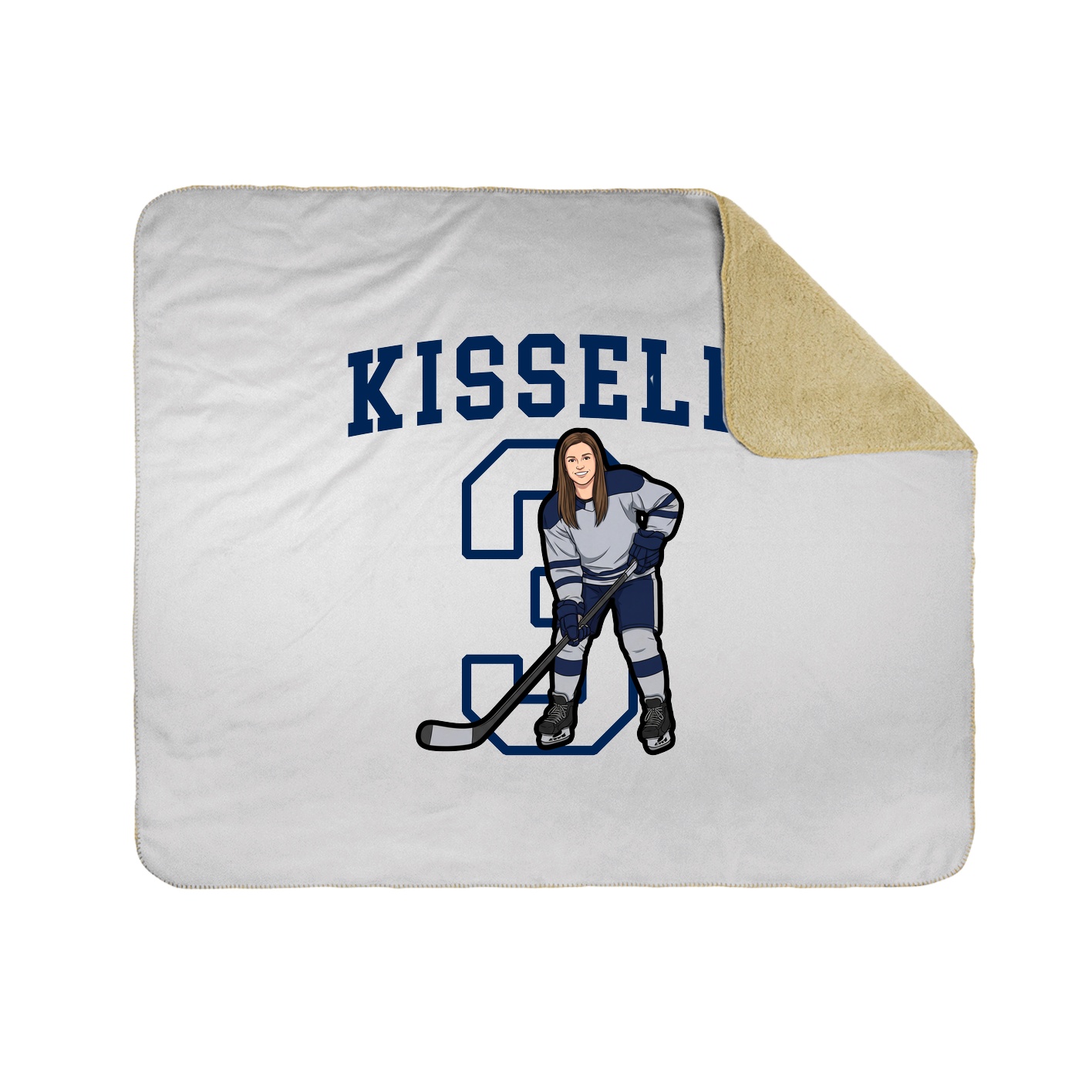 Throw Blanket — Shirsey in White
