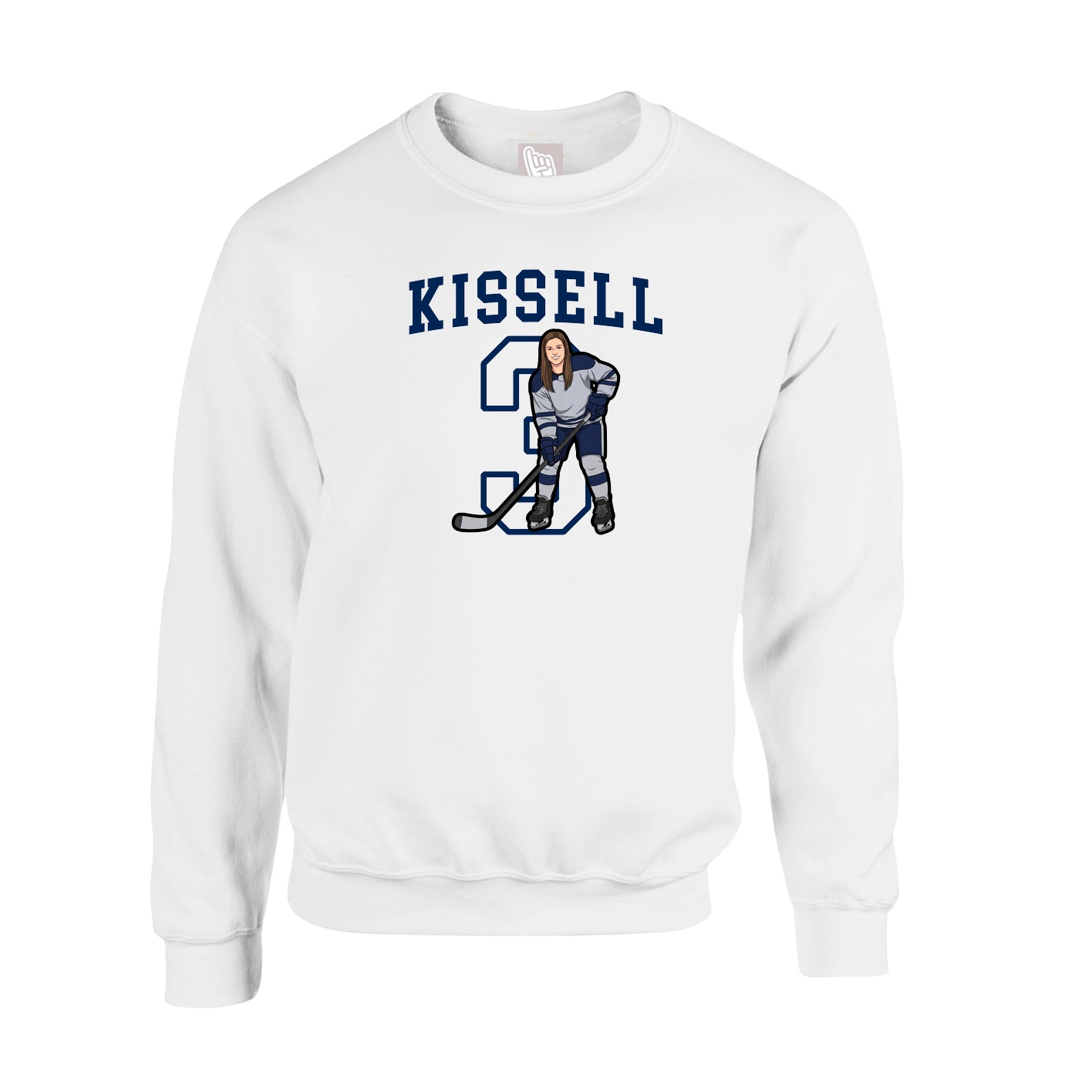 Fleece Crew — Shirsey in White
