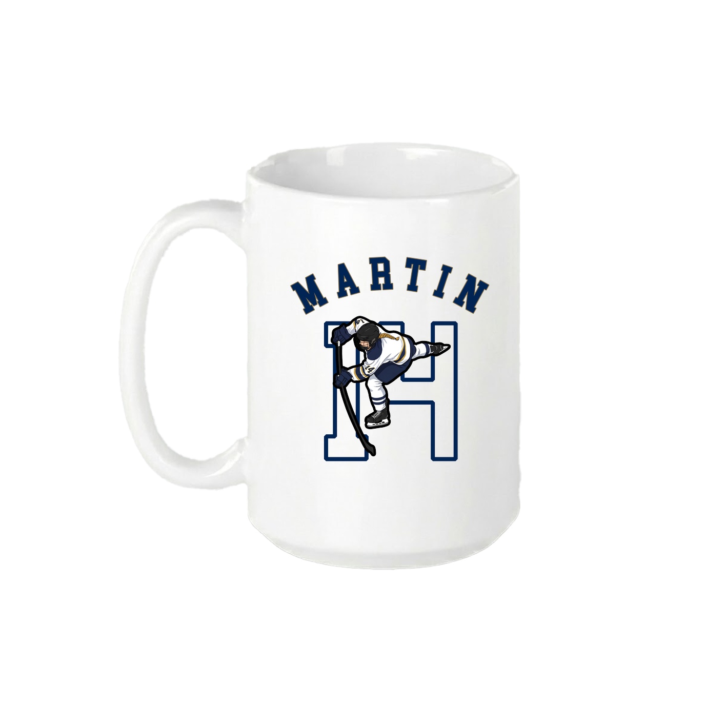 15oz Coffee Mug — Shirsey Arch in White
