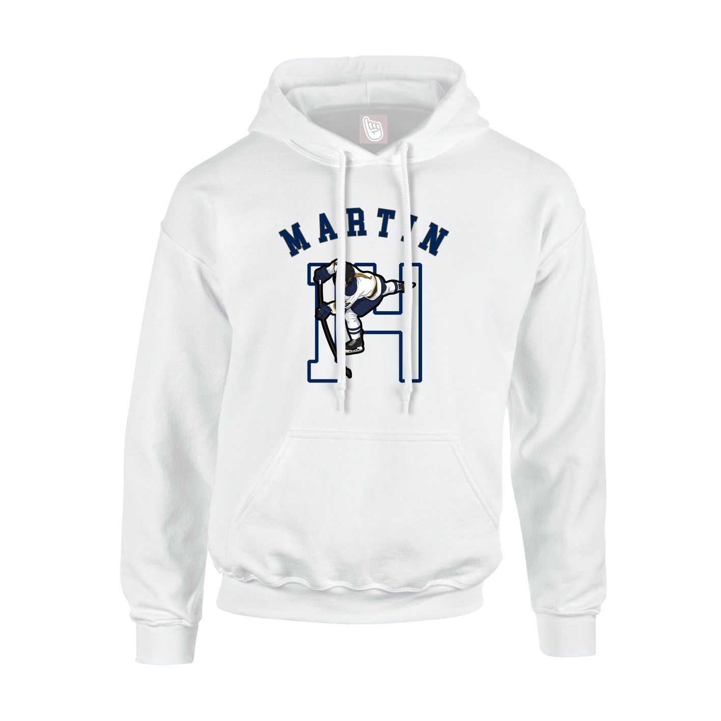 Hoodie — Shirsey Arch in White