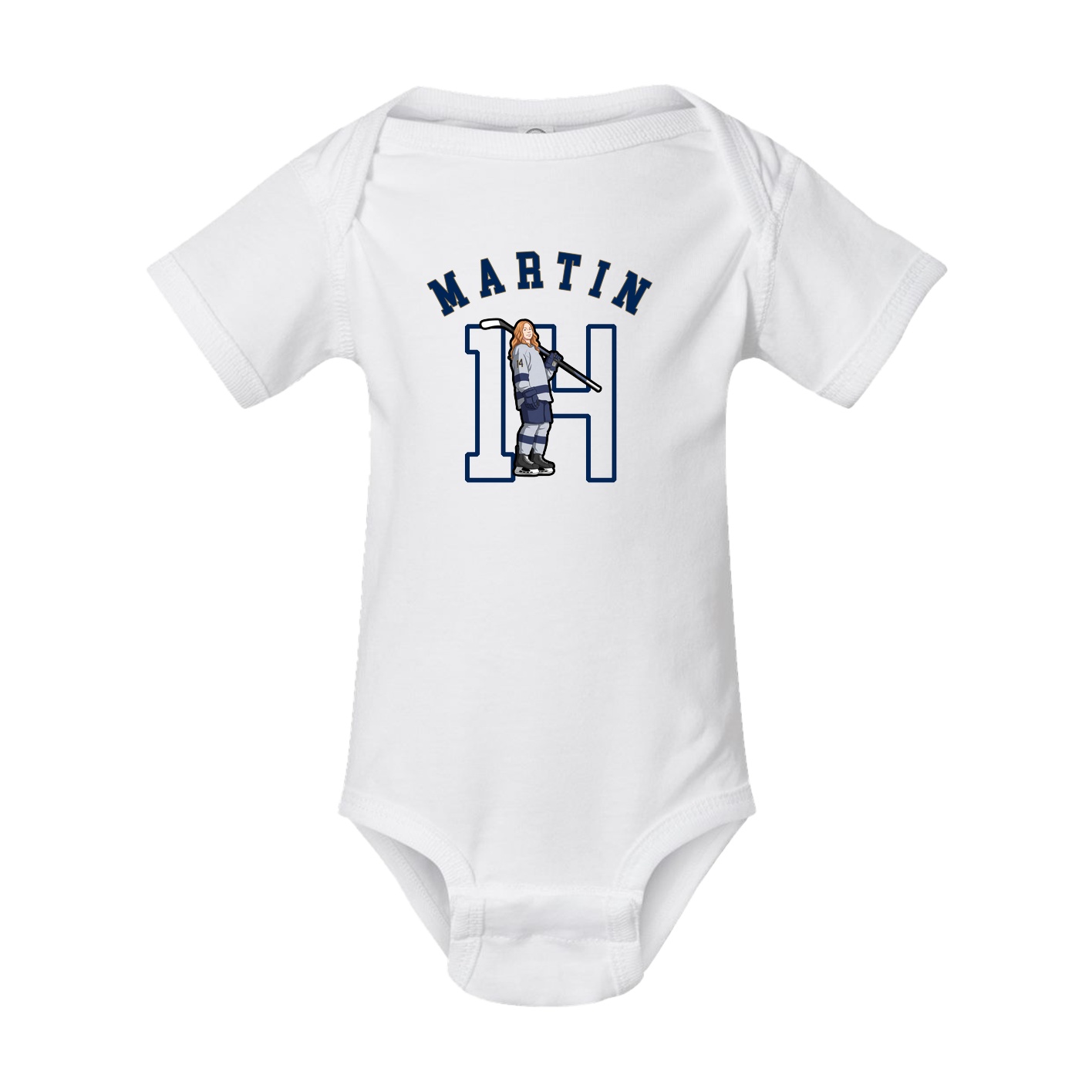 Baby Onesie — Shirsey Arch in White