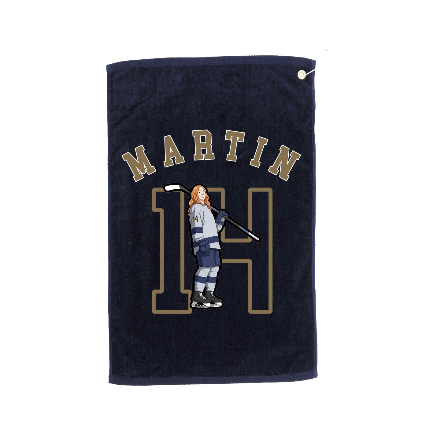 Golf Towel — Shirsey Arch in Navy