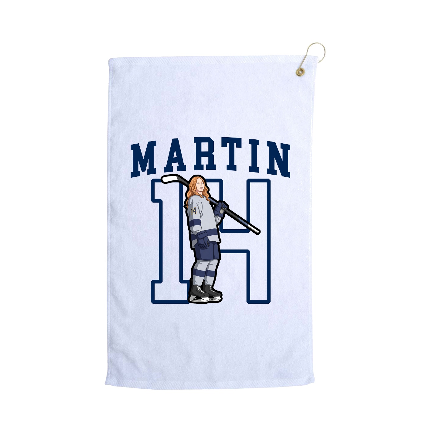 Golf Towel — Shirsey in White