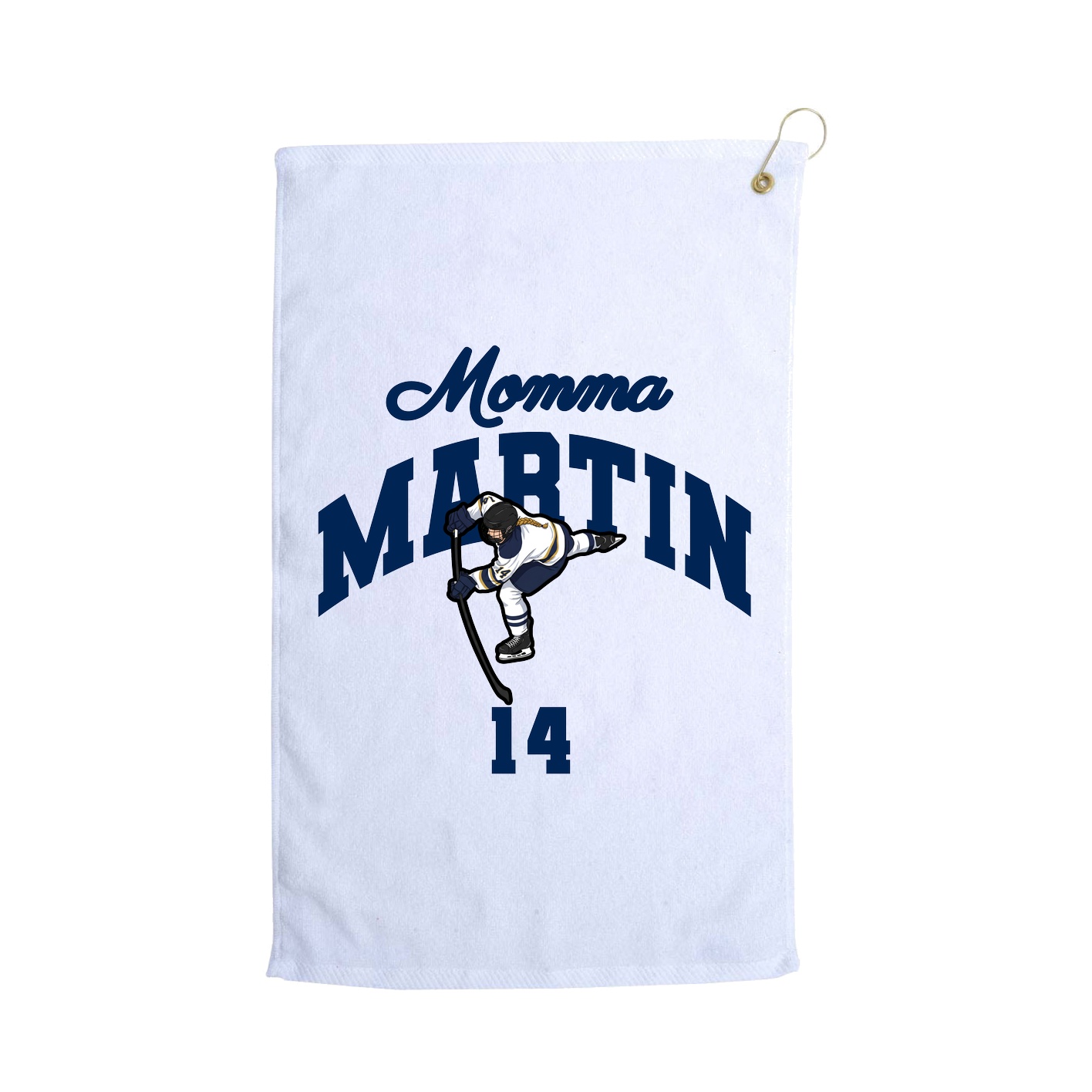 Golf Towel — Mothers Day Arch in White