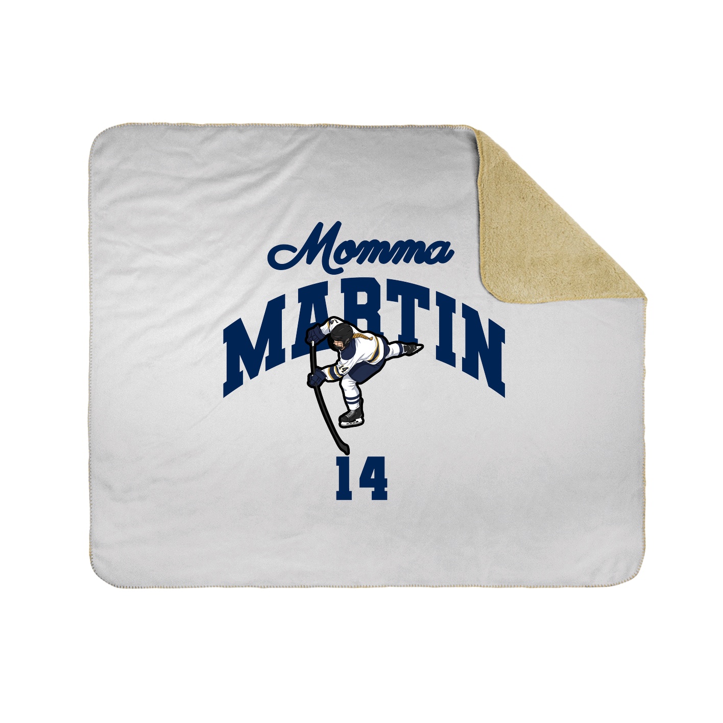 Throw Blanket — Mothers Day Arch in White