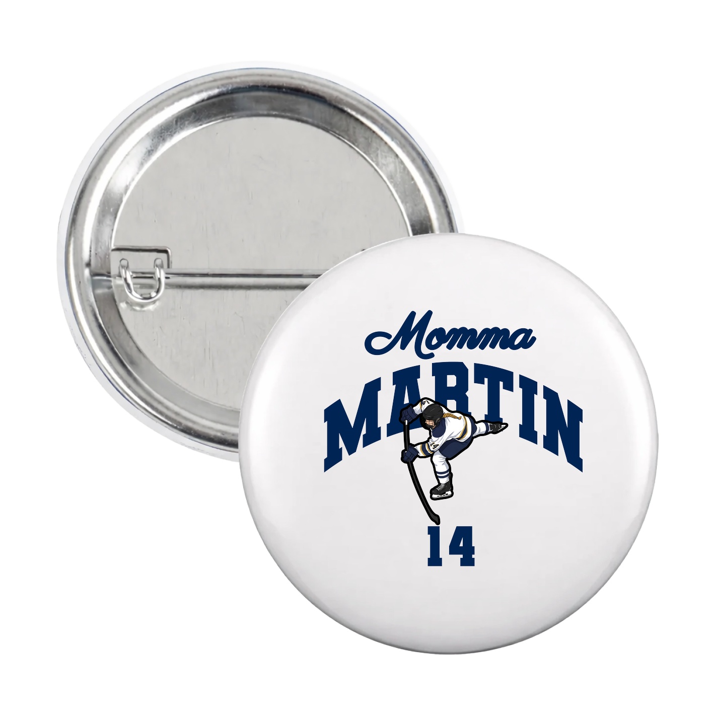 Game Day Button — Mothers Day Arch in White
