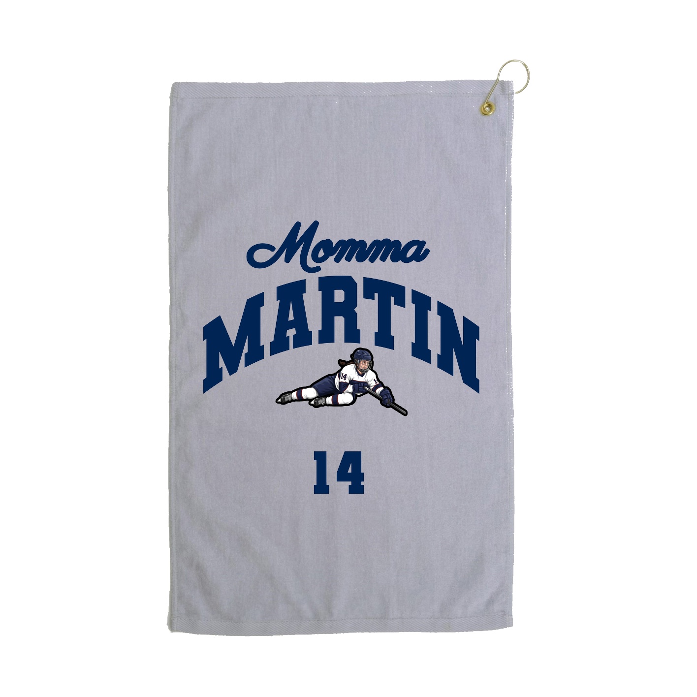 Golf Towel — Mothers Day Arch in Grey