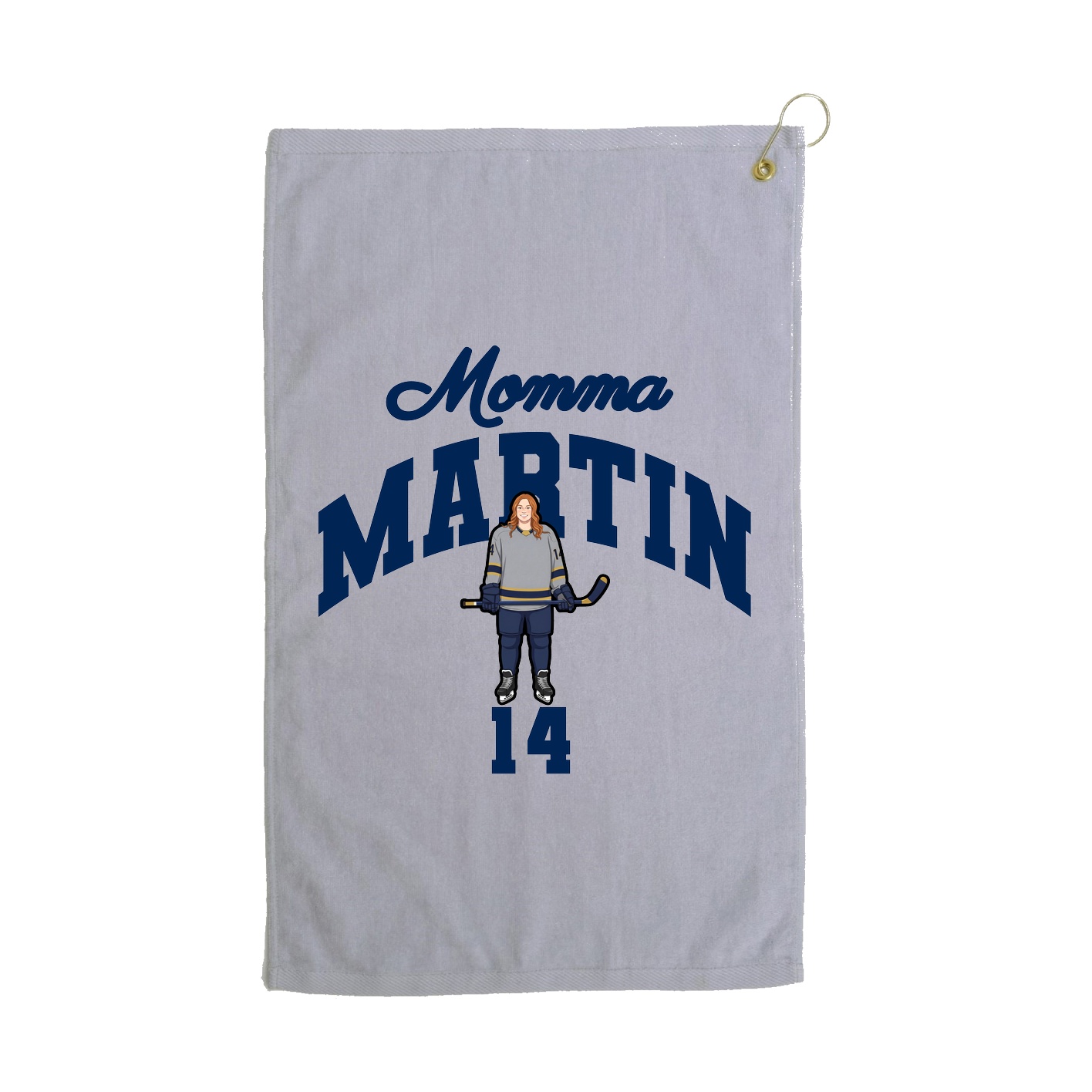 Golf Towel — Mothers Day Arch in Grey