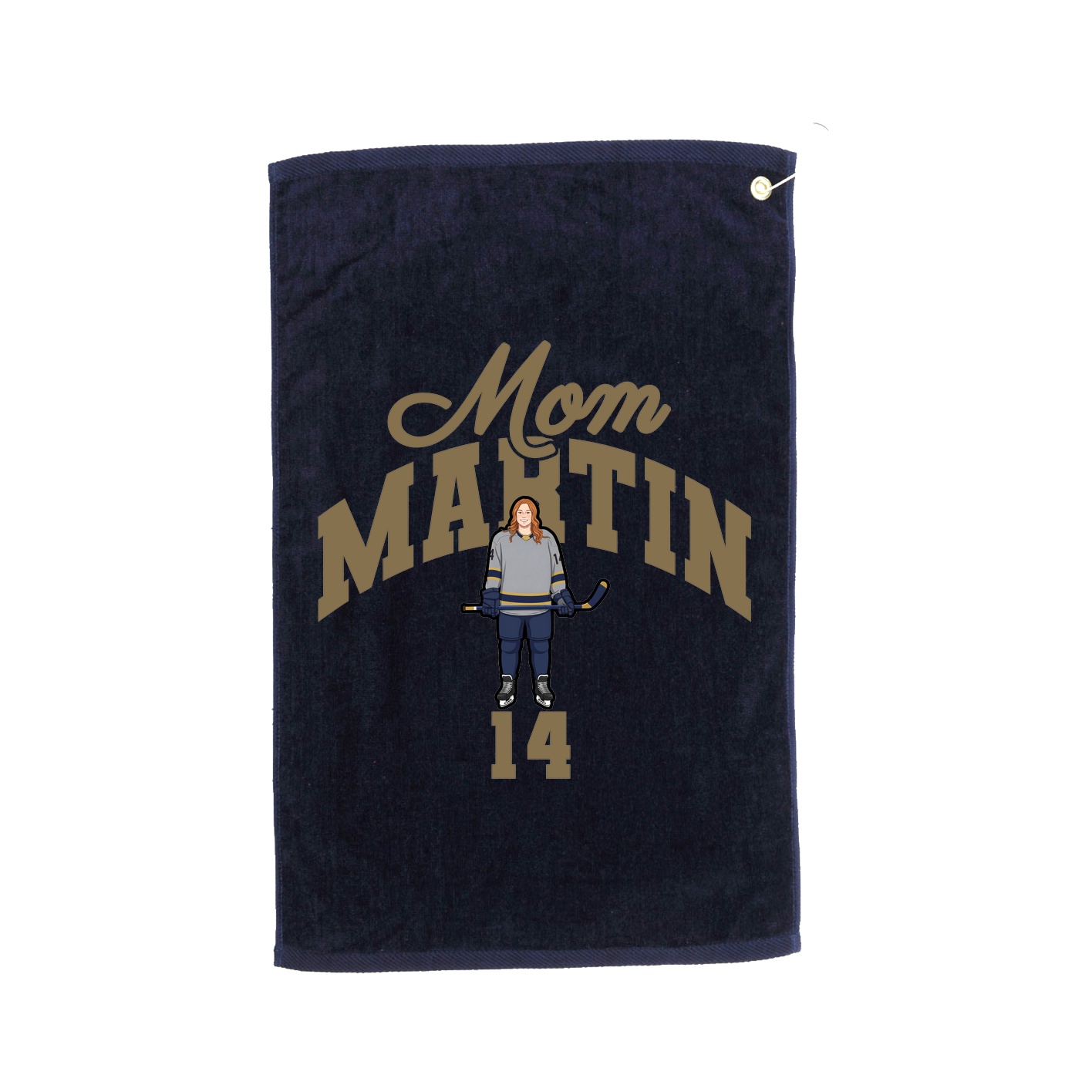 Golf Towel — Mothers Day Arch in Navy
