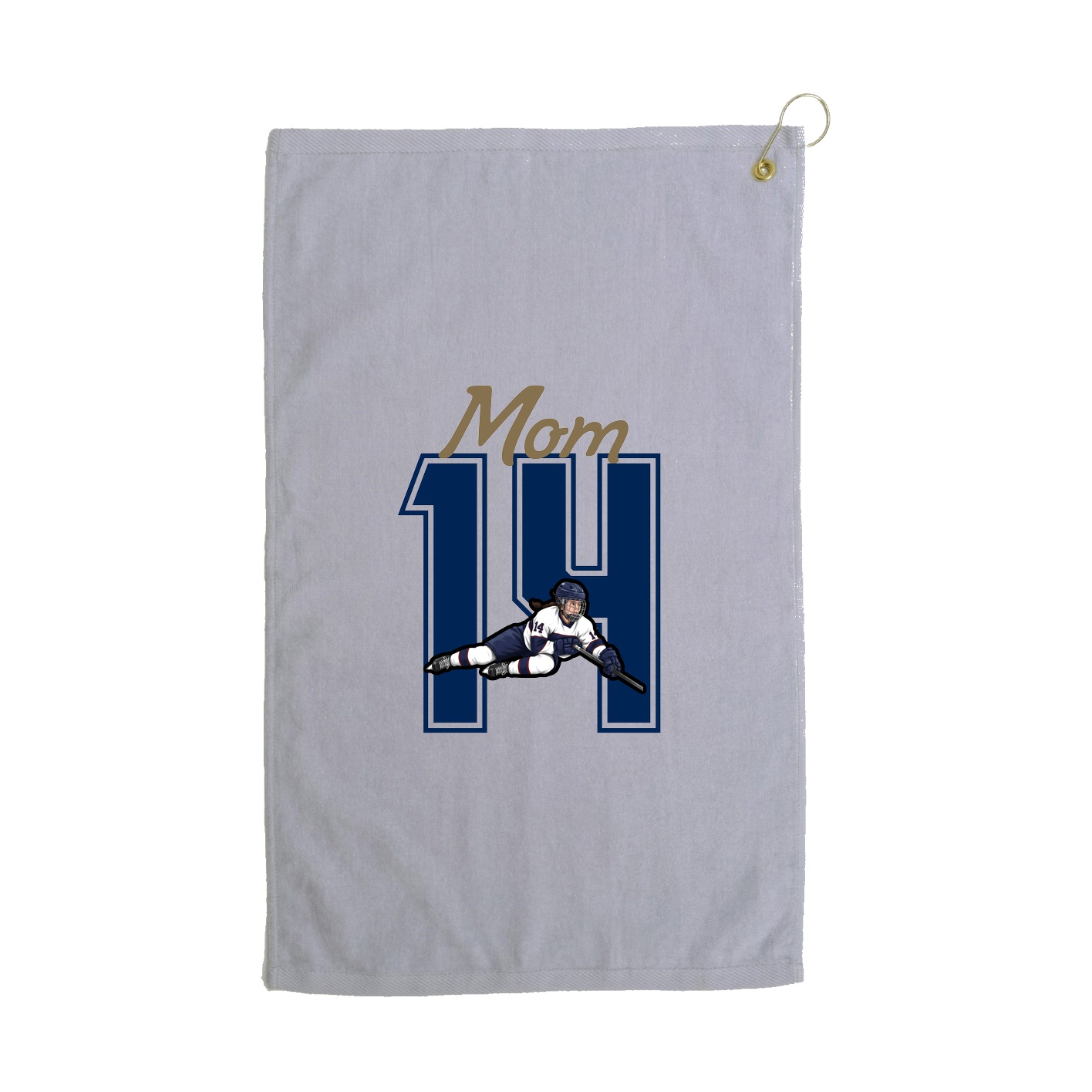 Golf Towel — Mothers Day Shirsey in Grey