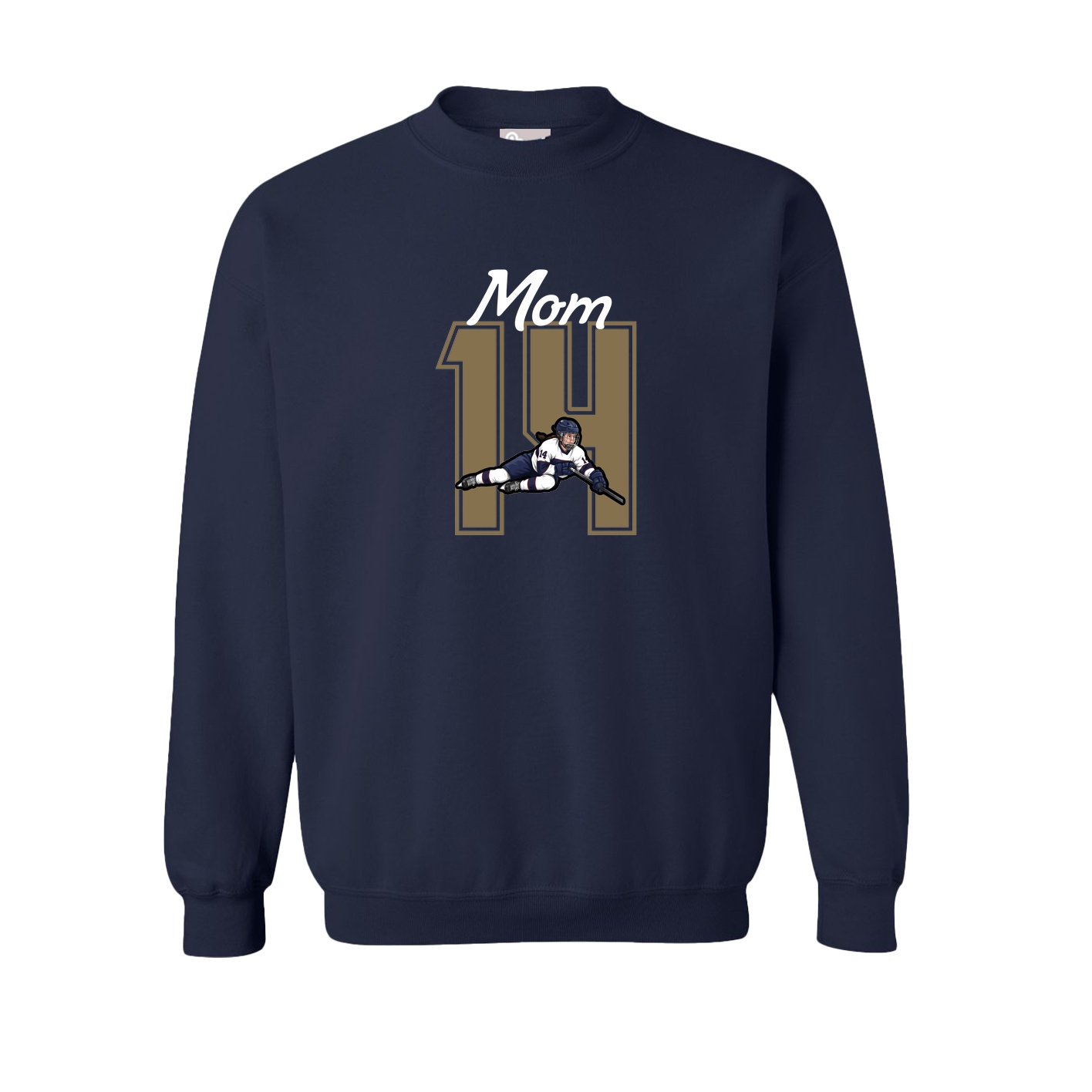 Fleece Crew — Mothers Day Shirsey in Navy