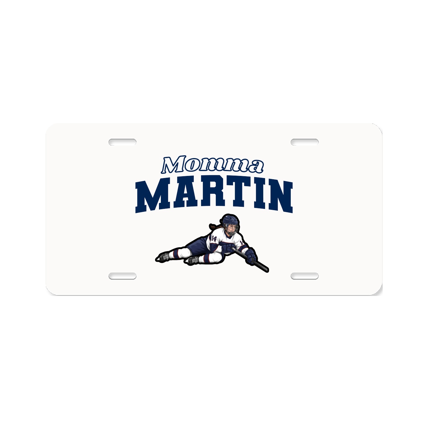 License Plate — Mothers Day Block in Classic