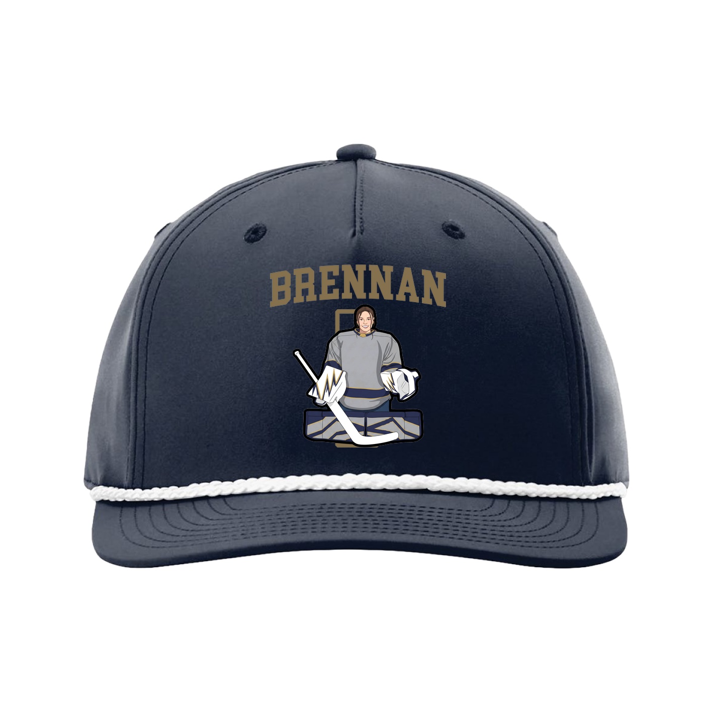Five-Panel Classic Rope Cap — Shirsey in Navy