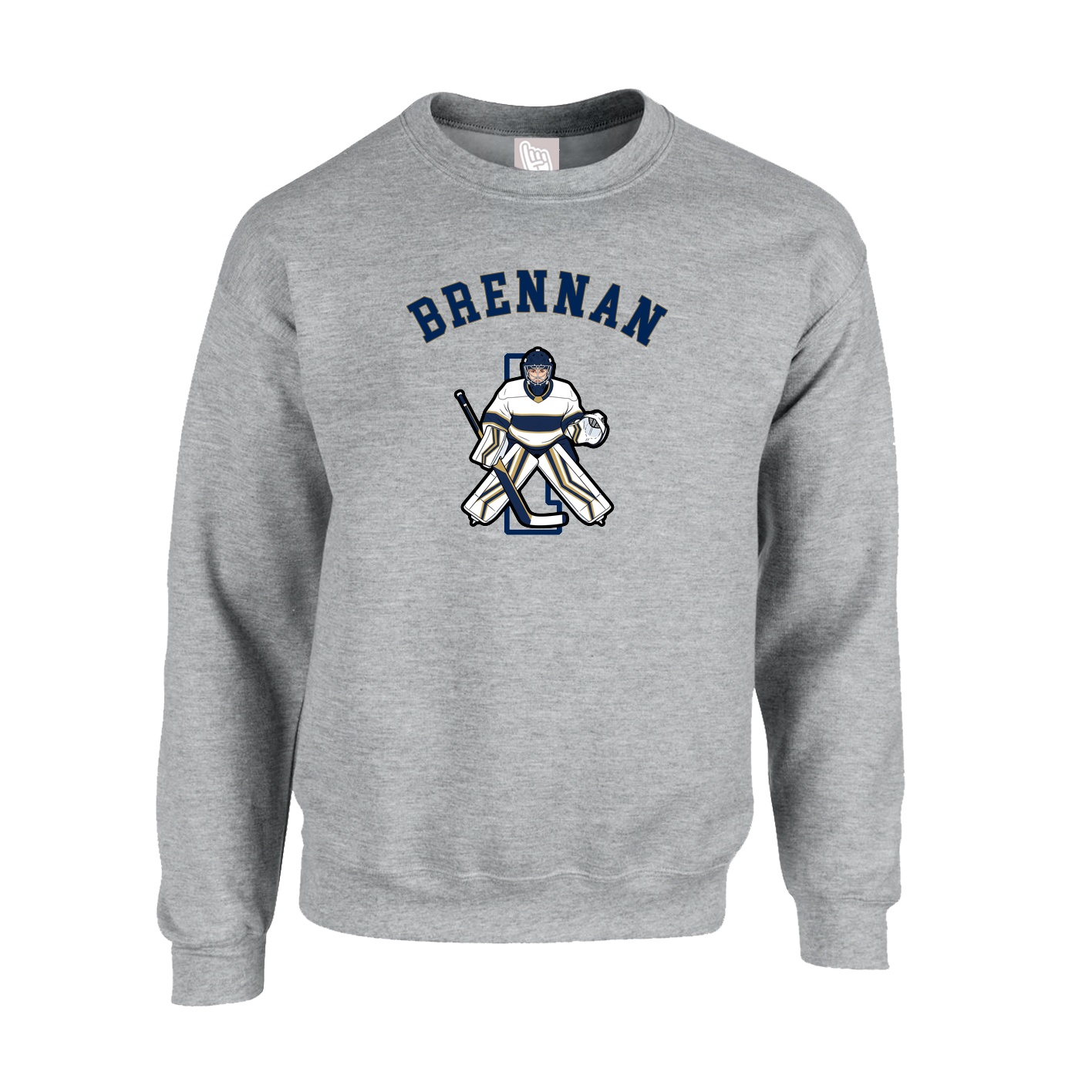 Fleece Crew — Shirsey Arch in Grey