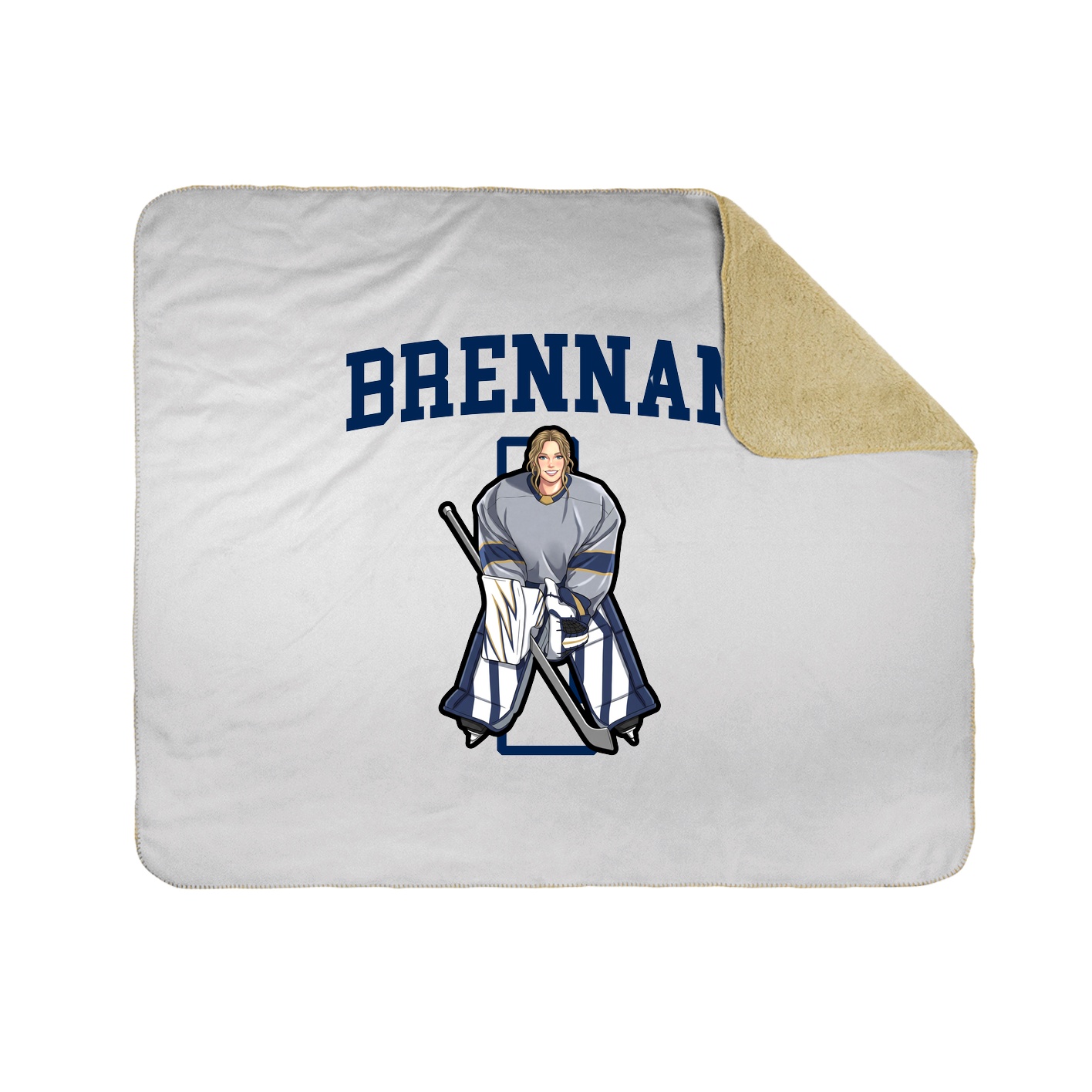 50x60 Sherpa Lined Throw Blanket