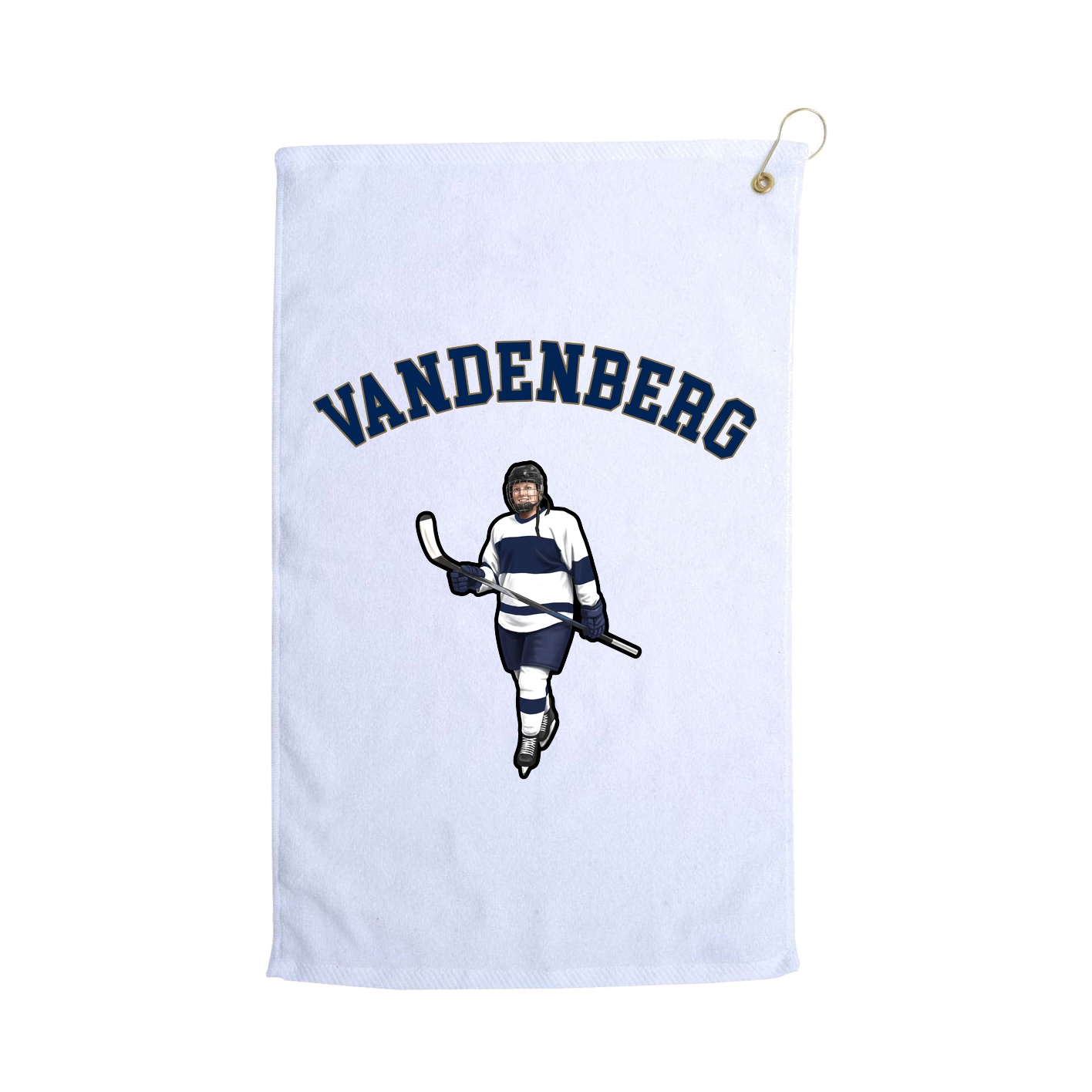 Golf Towel — Shirsey Arch in White